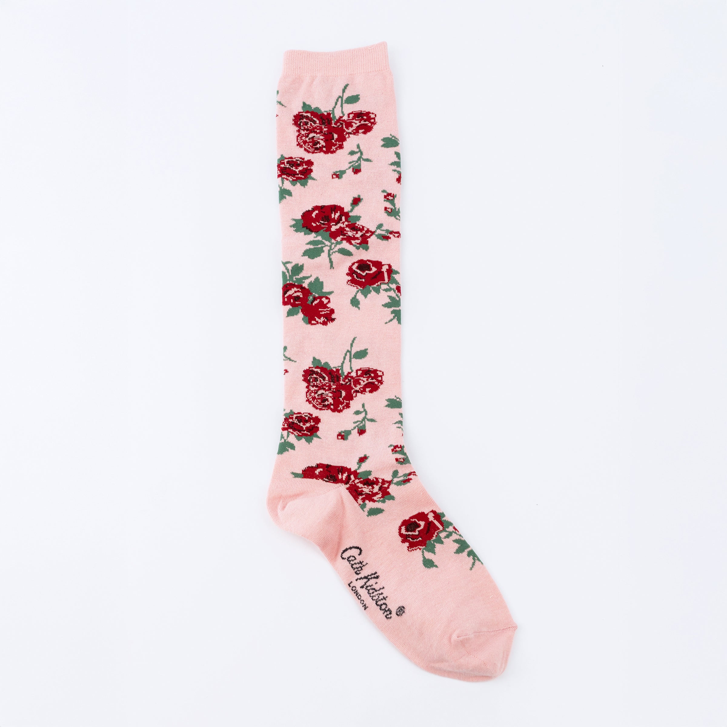 ローズジャガードハイソックス Rose sprigs