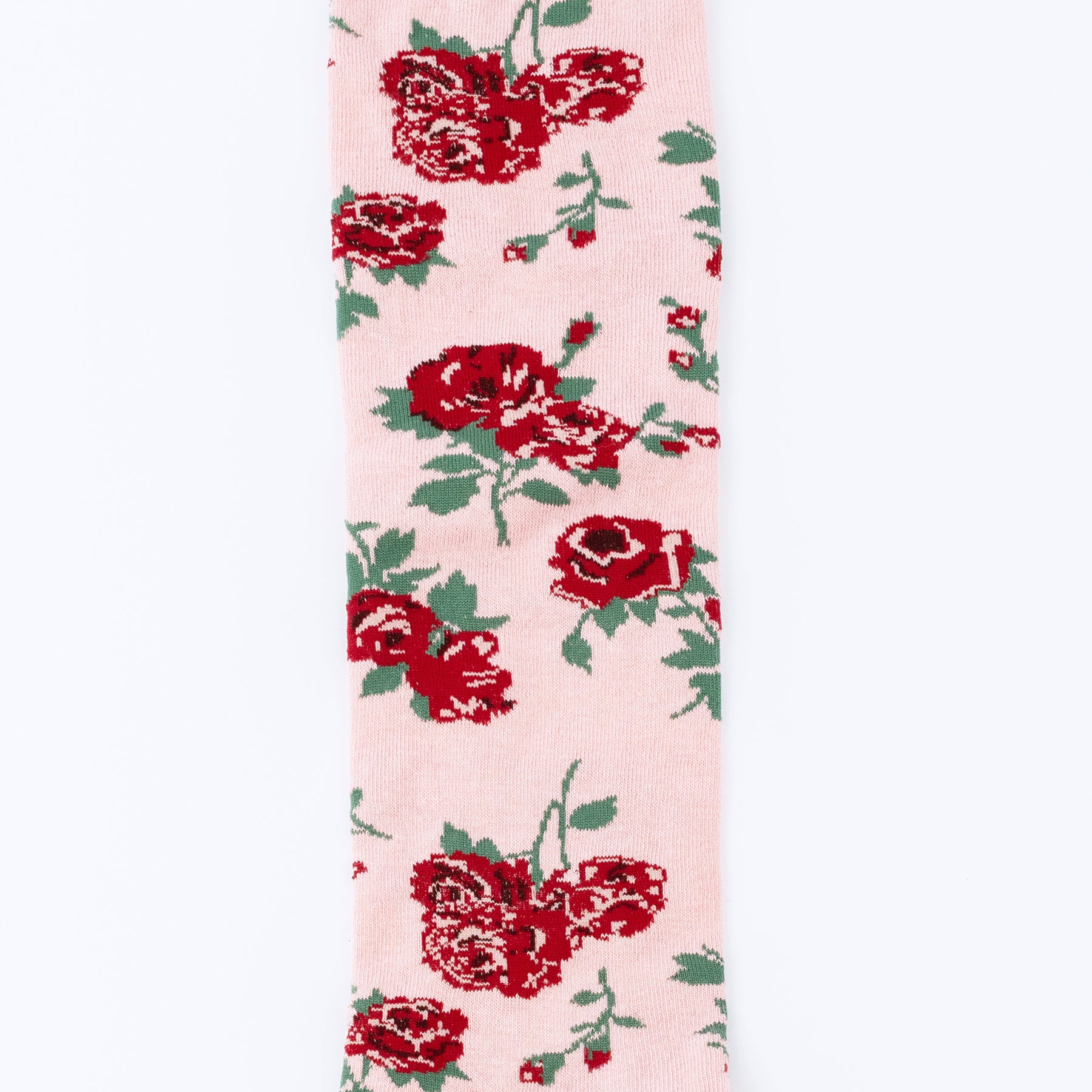 ローズジャガードハイソックス Rose sprigs