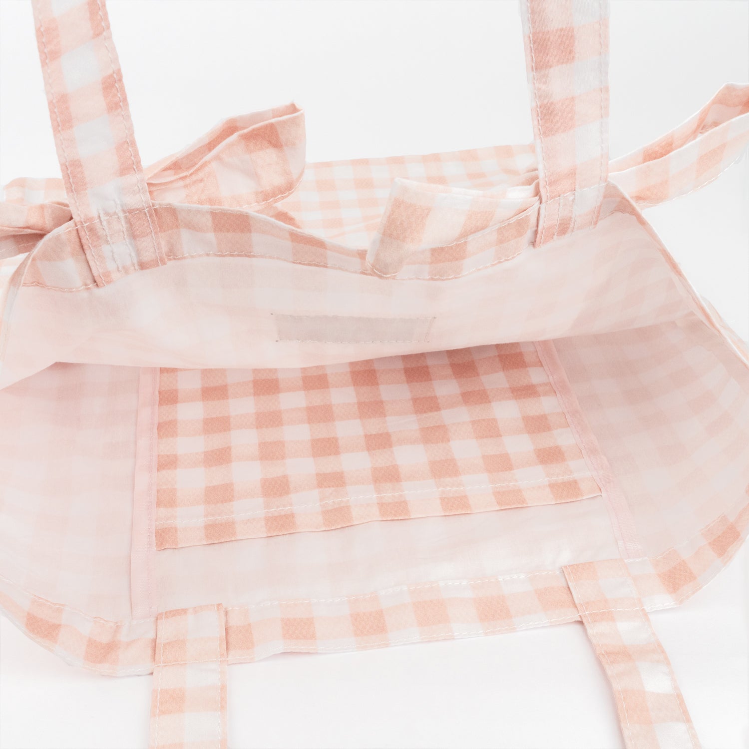 リボントートバッグ Painted Gingham