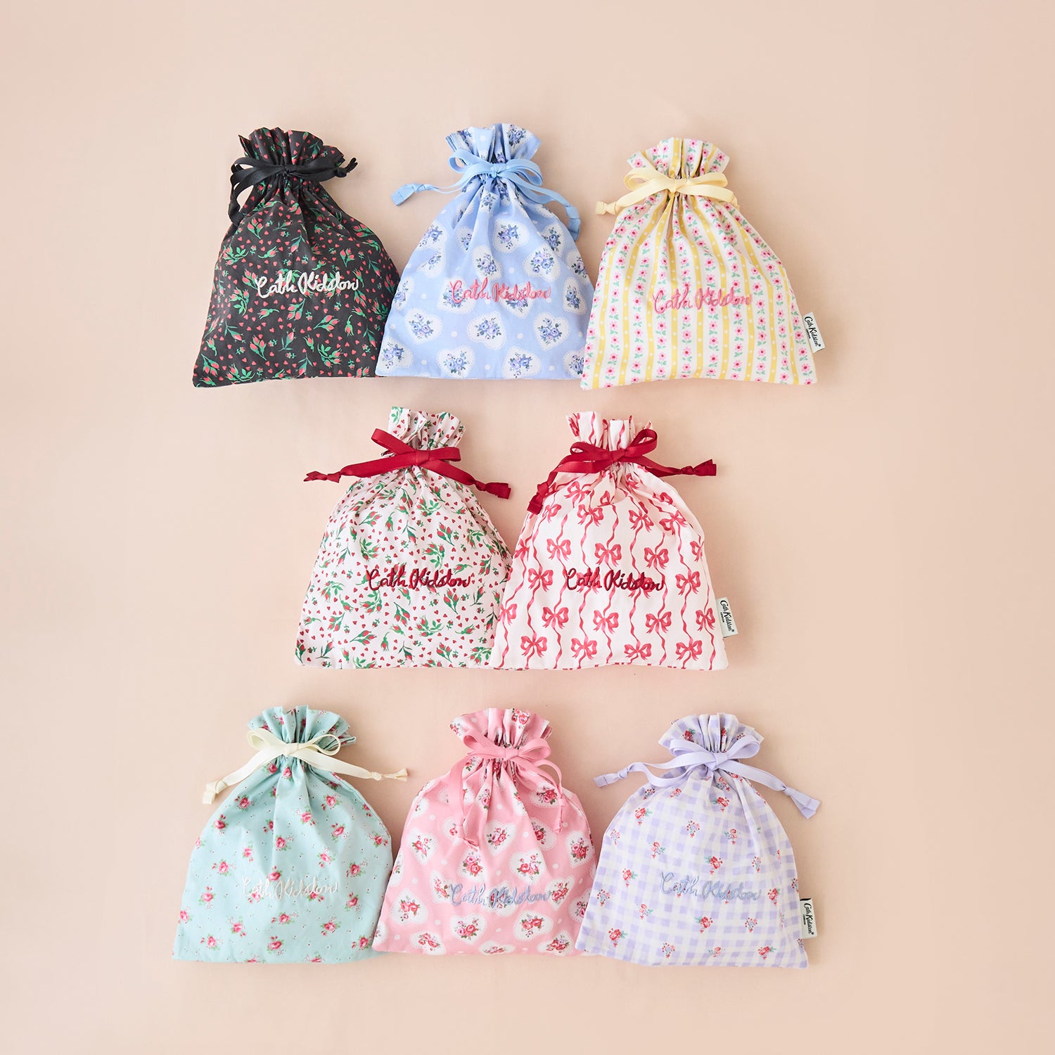 ドローストリングポーチ+ステッカーセット