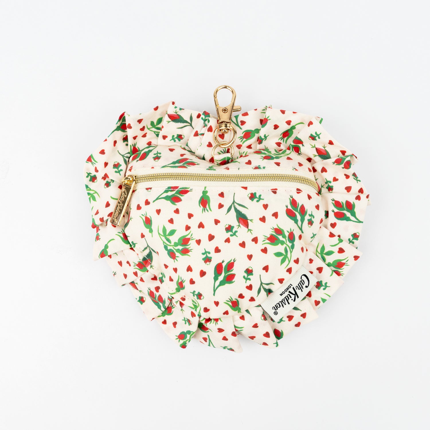 ハートフリルポーチチャーム