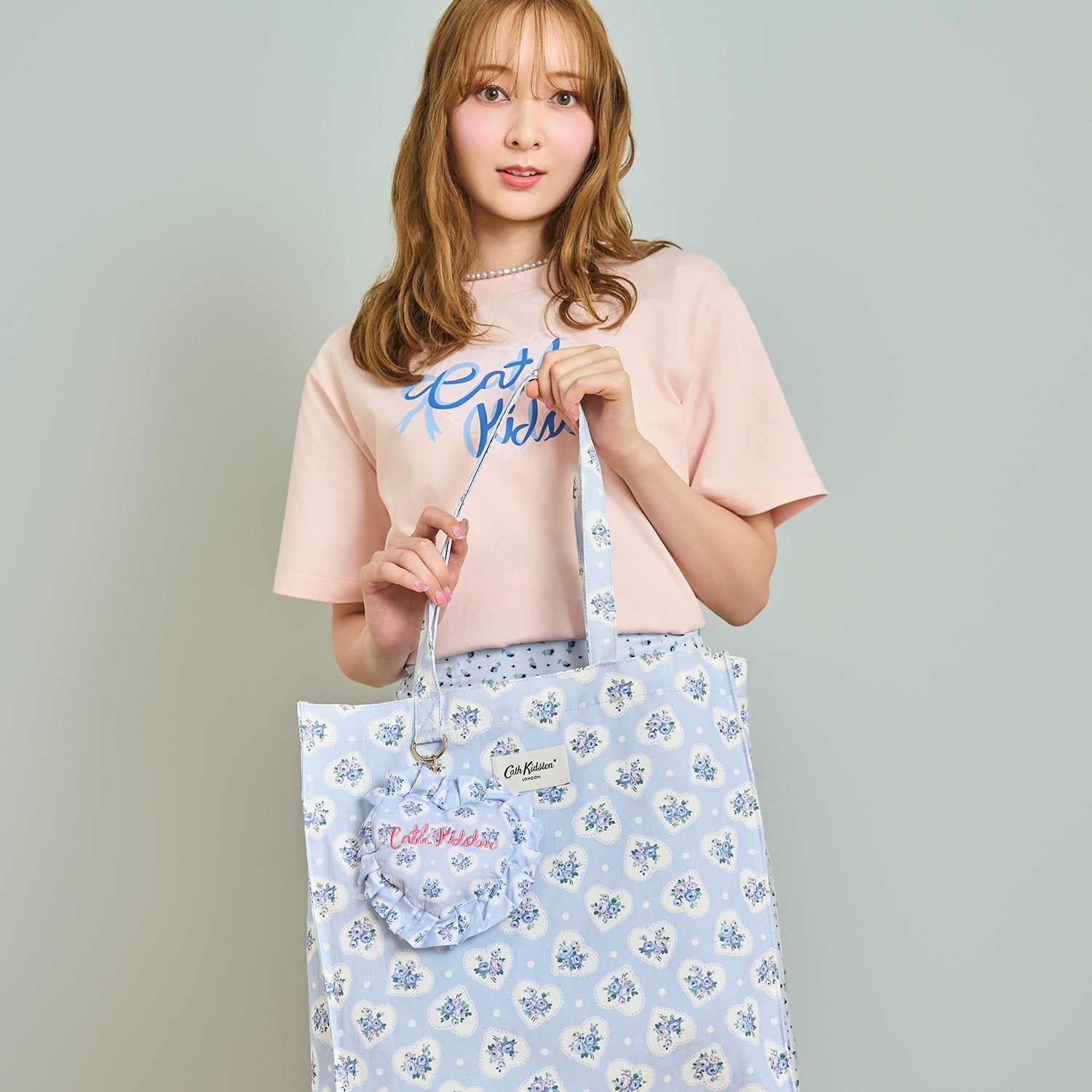 ハートフリルポーチチャーム