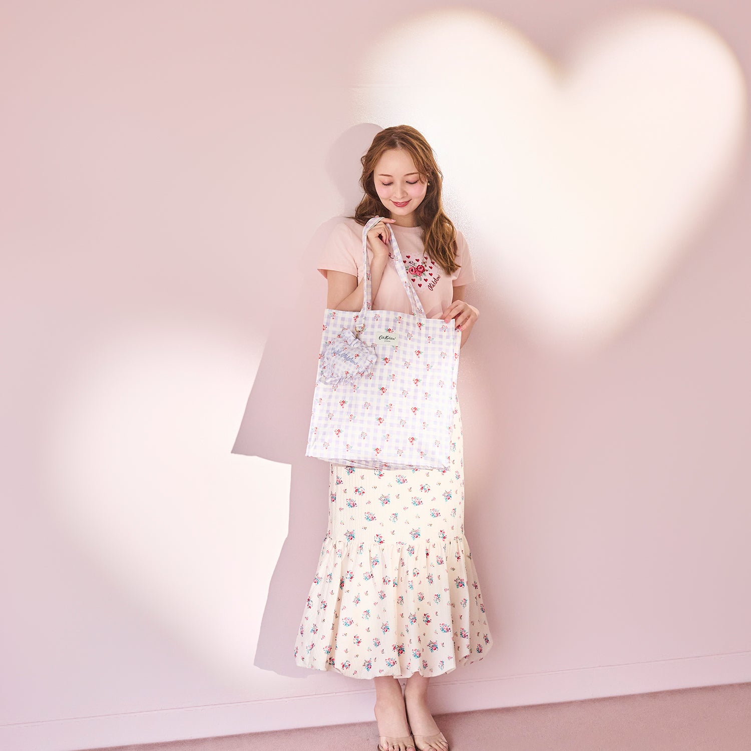 ハートフリルポーチチャーム