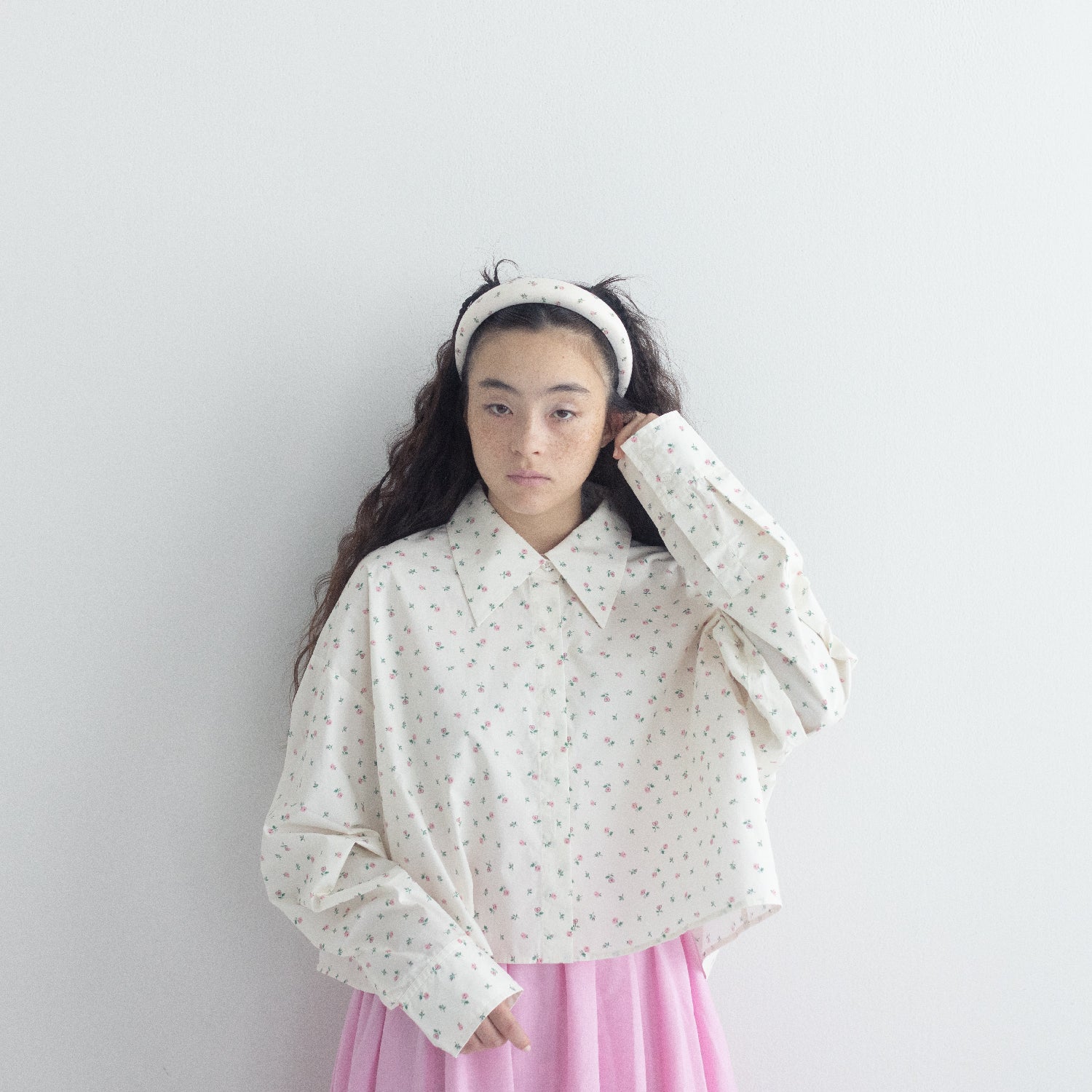 ショート丈ビッグシャツ