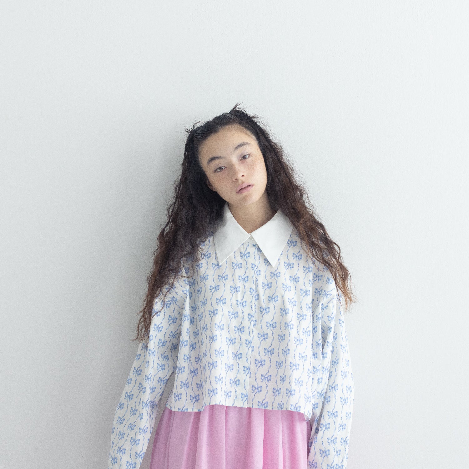 ショート丈ビッグシャツ