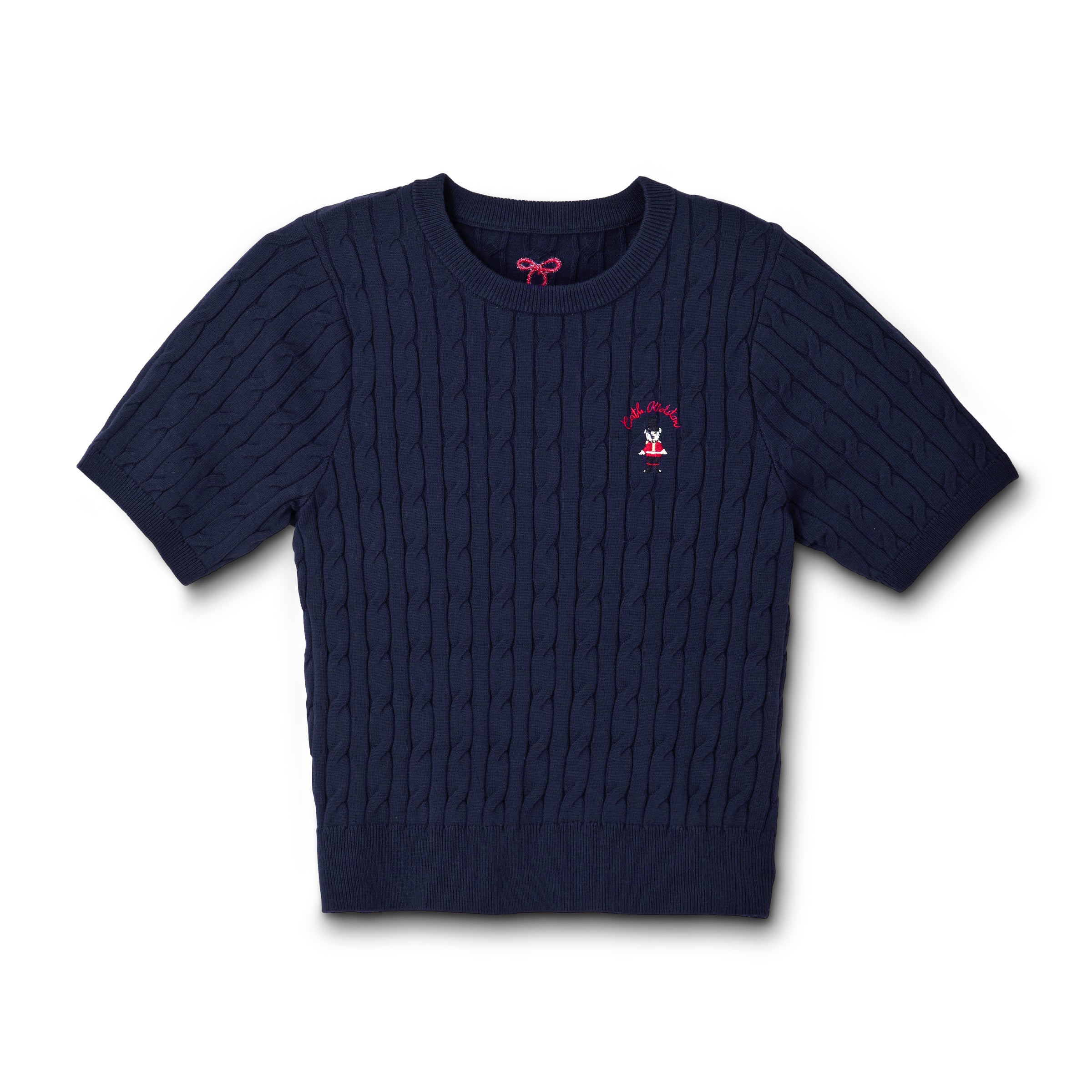 ショートスリーブニットトップス London Dog