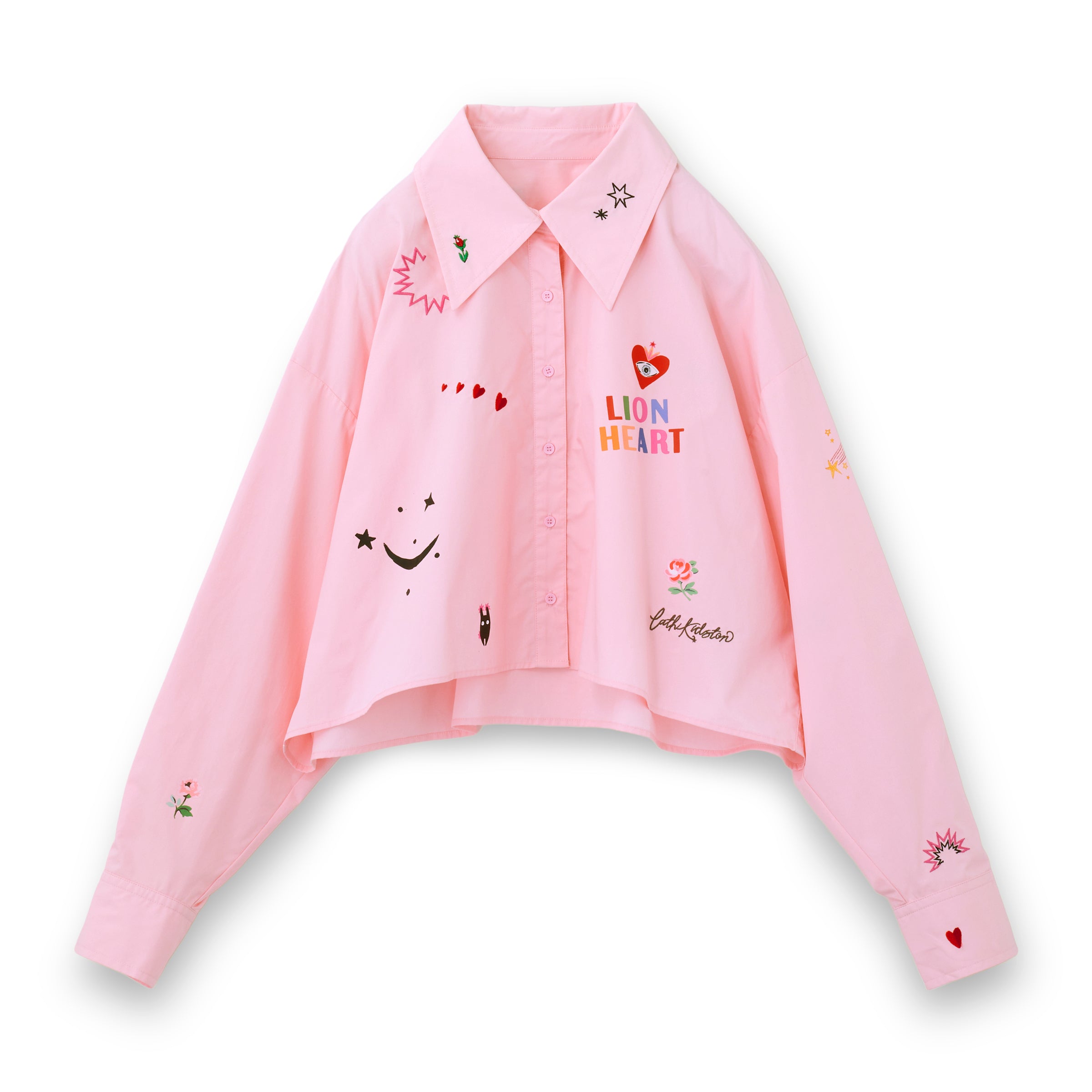 コラージュショートシャツ