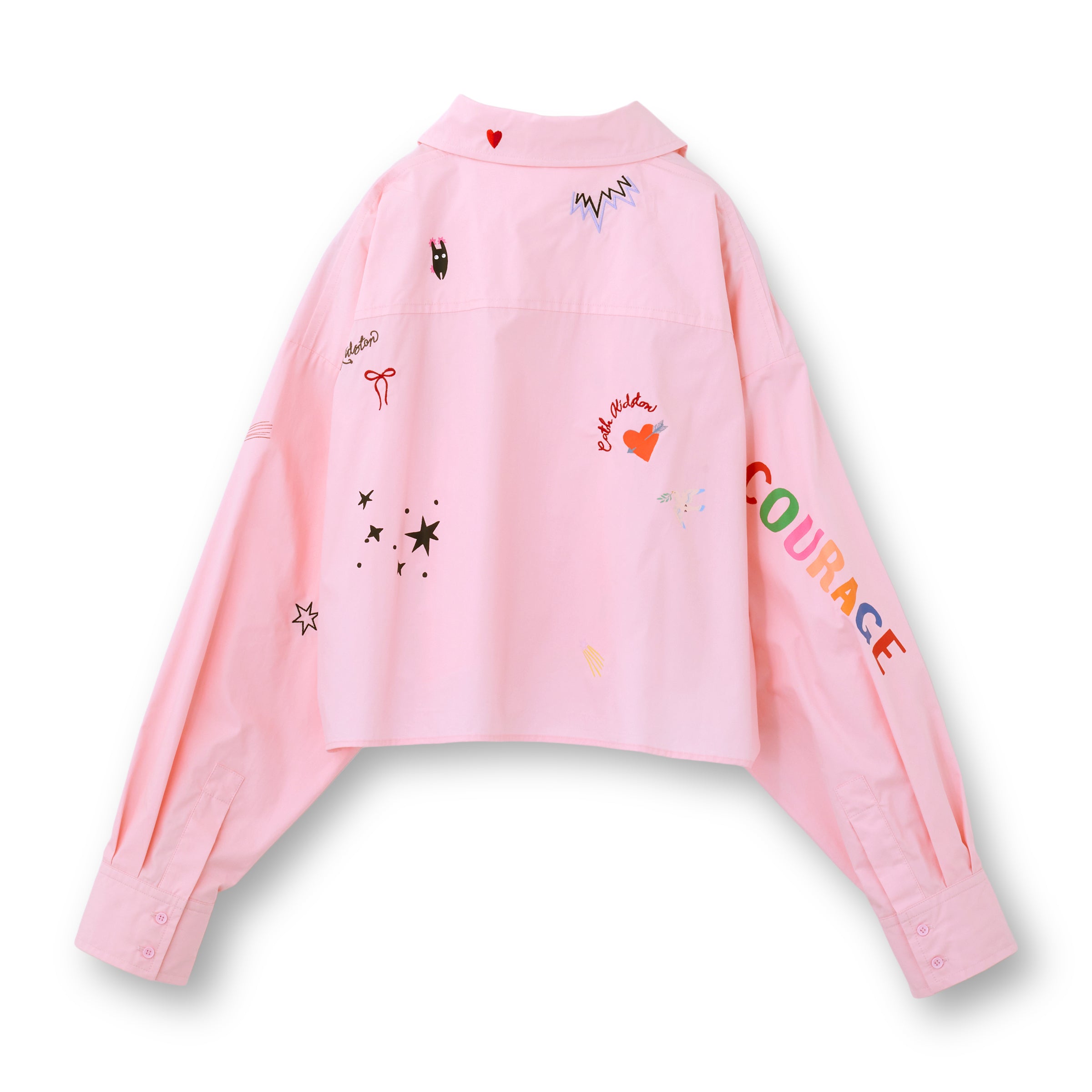 コラージュショートシャツ