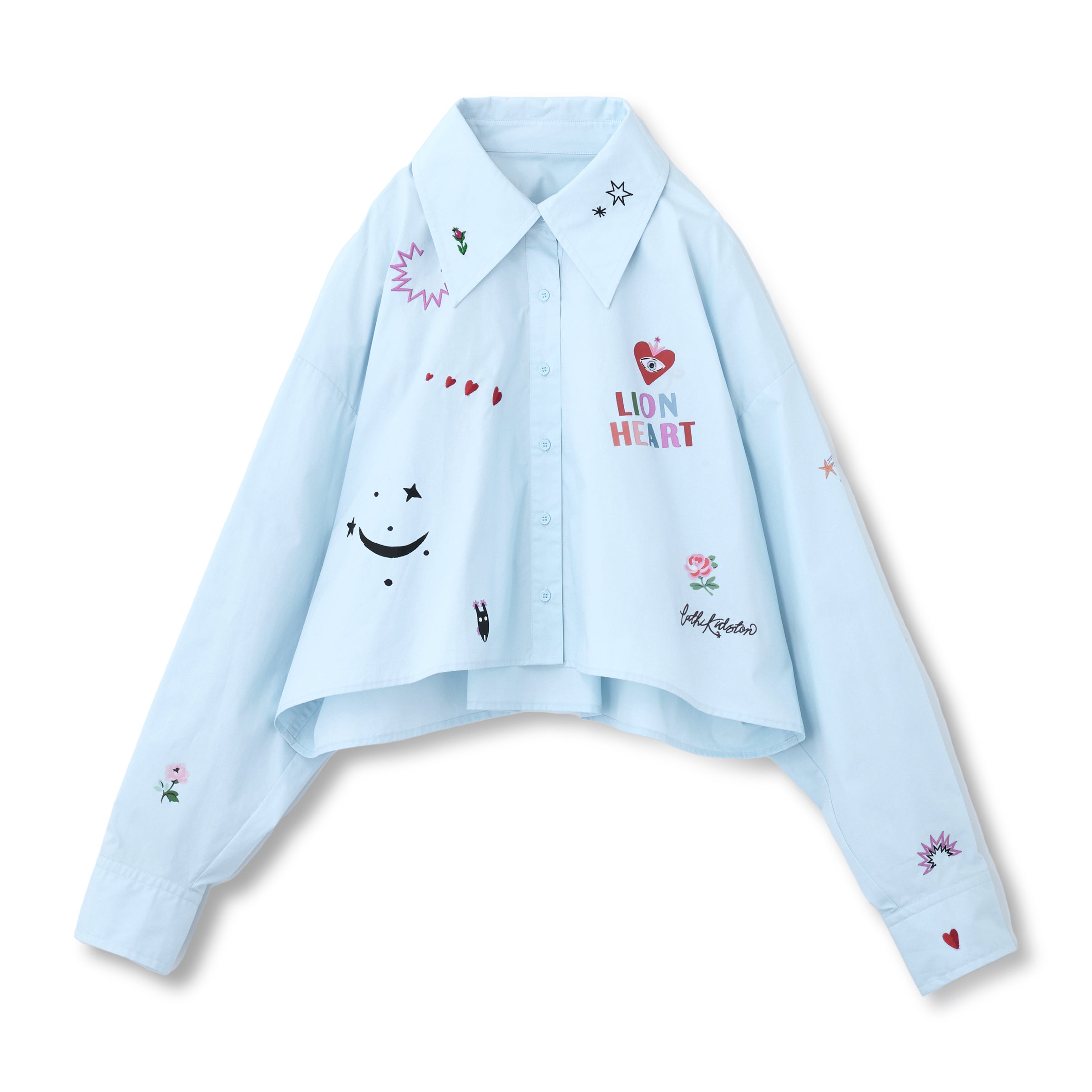 コラージュショートシャツ