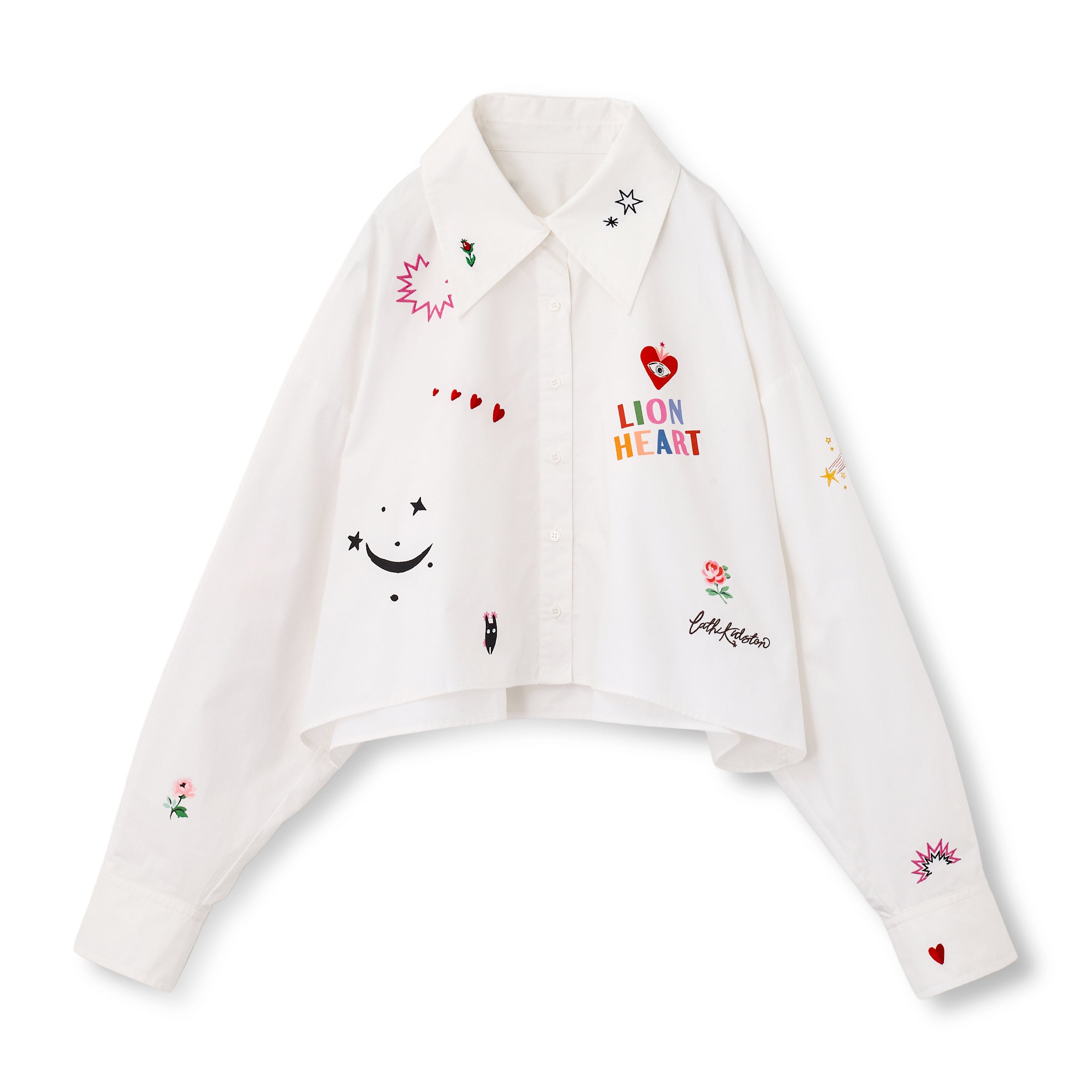 コラージュショートシャツ