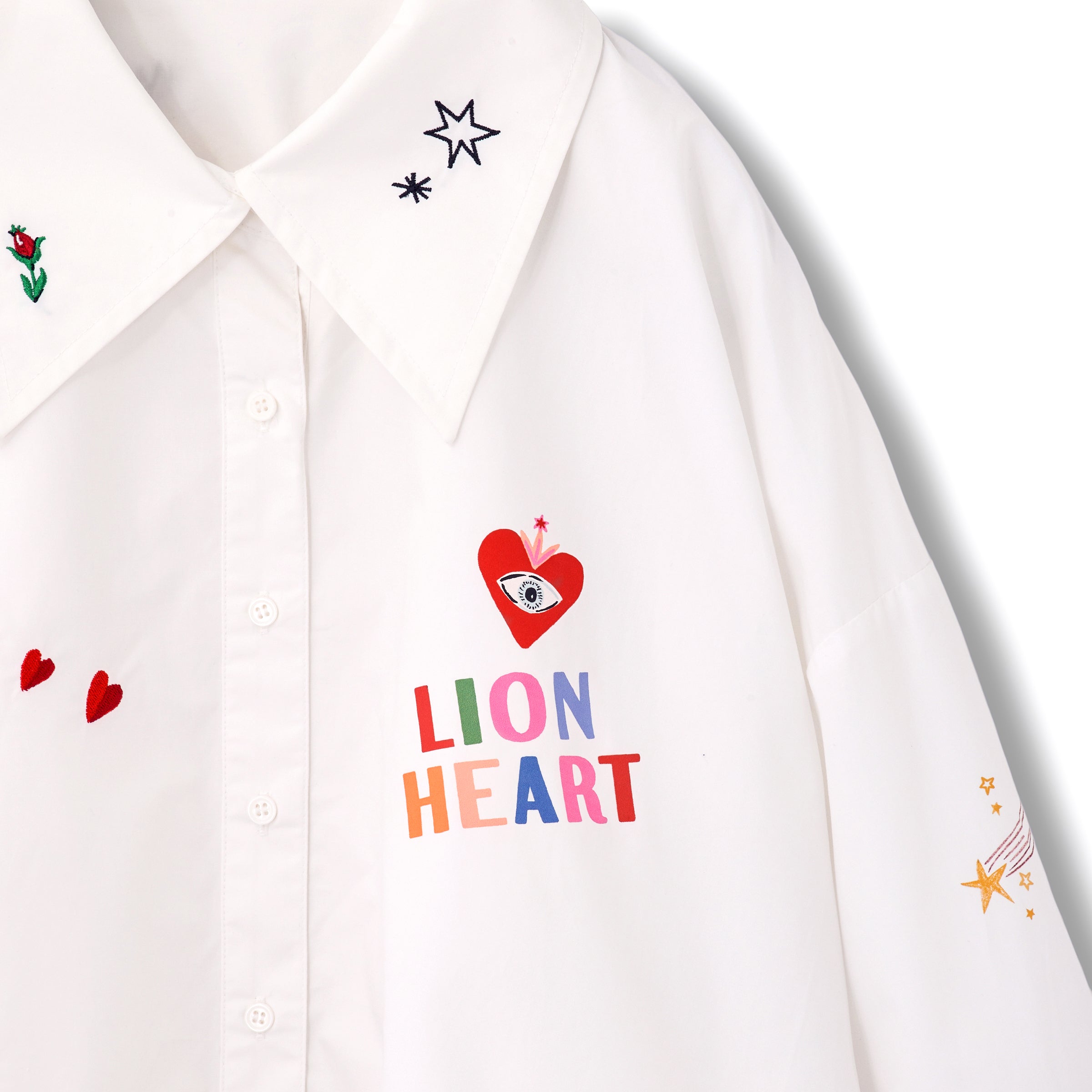 コラージュショートシャツ