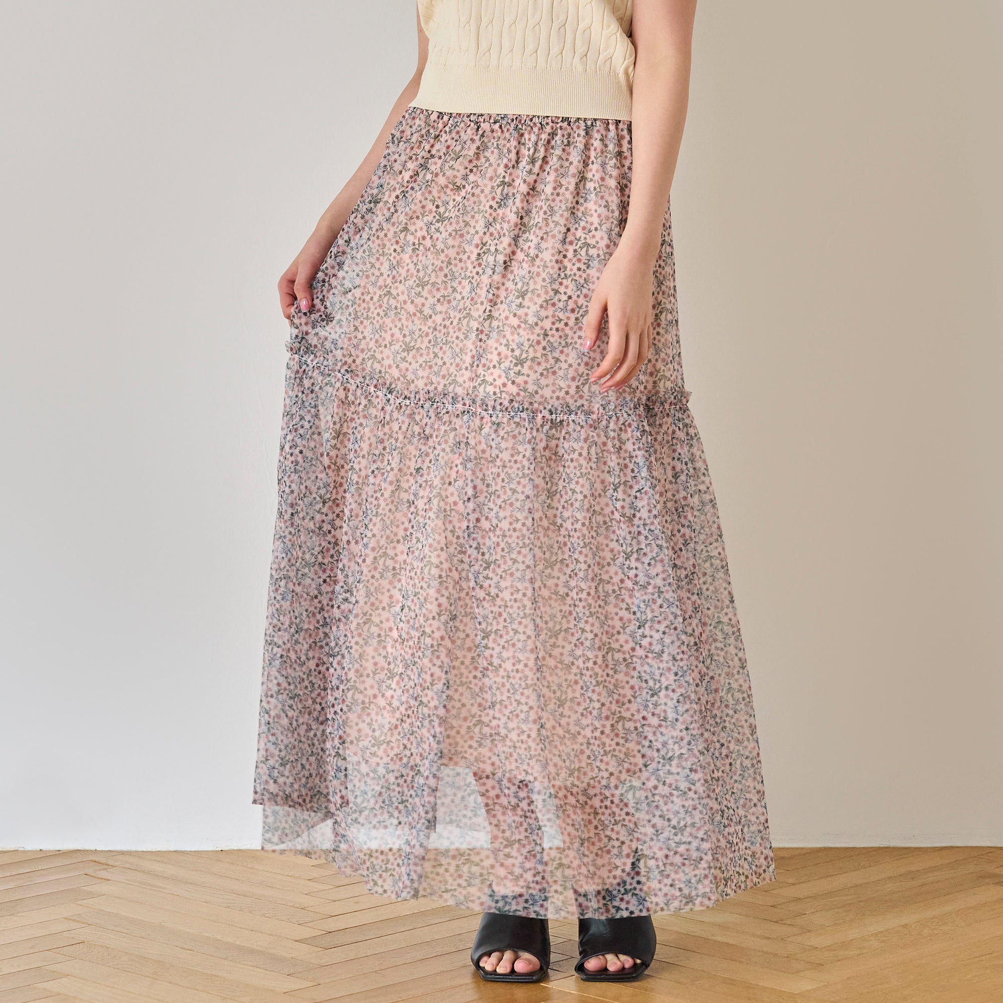 チュールスカート Raindrop