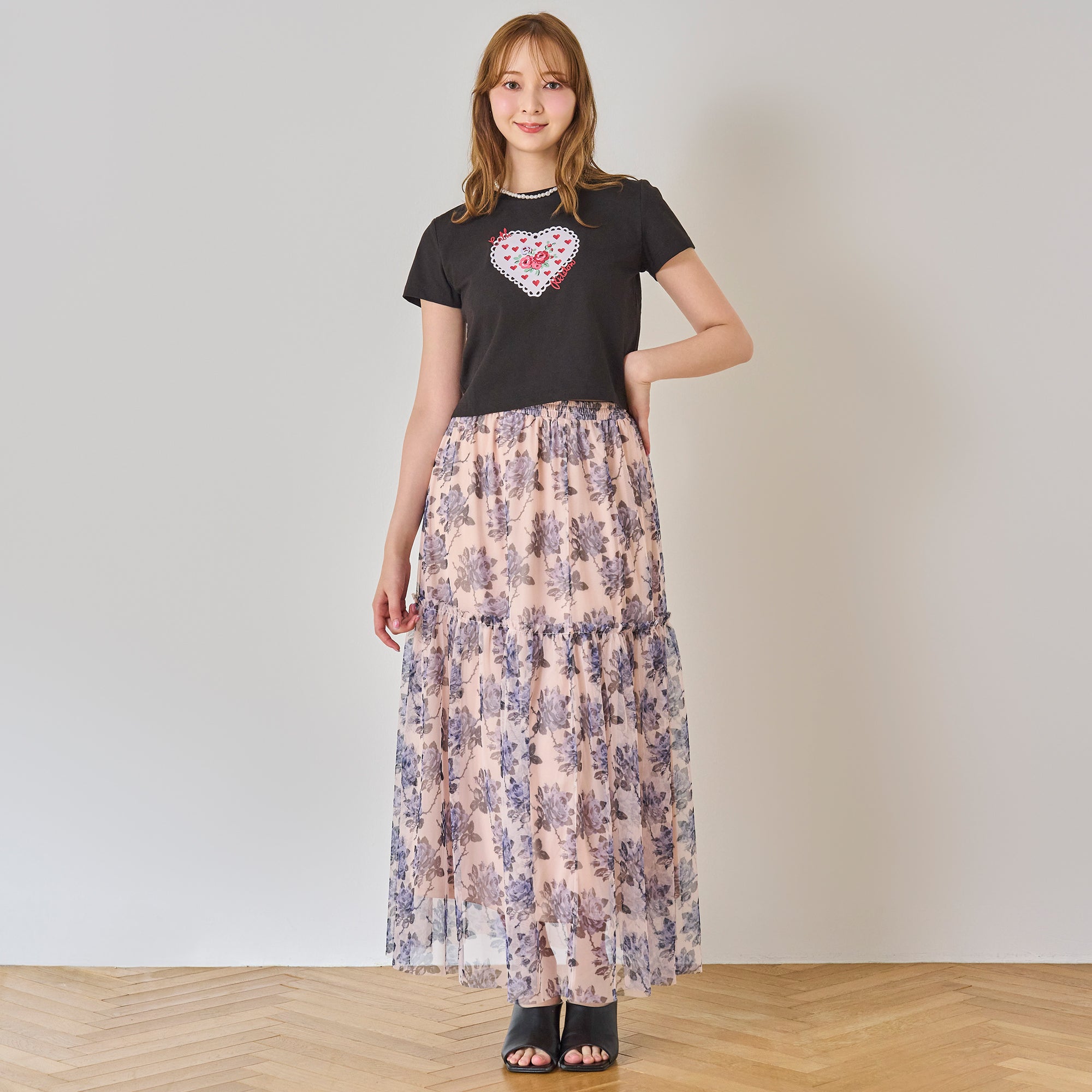 チュールスカート Thorn Rose