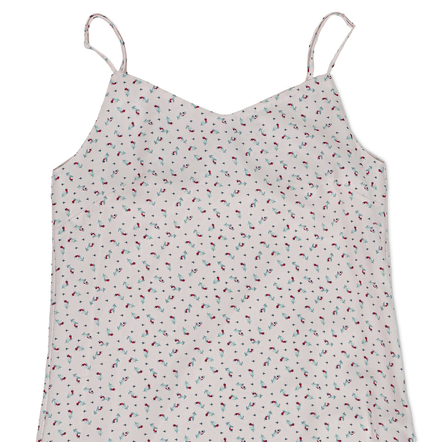 サテンキャミソールドレス Rose Miniature