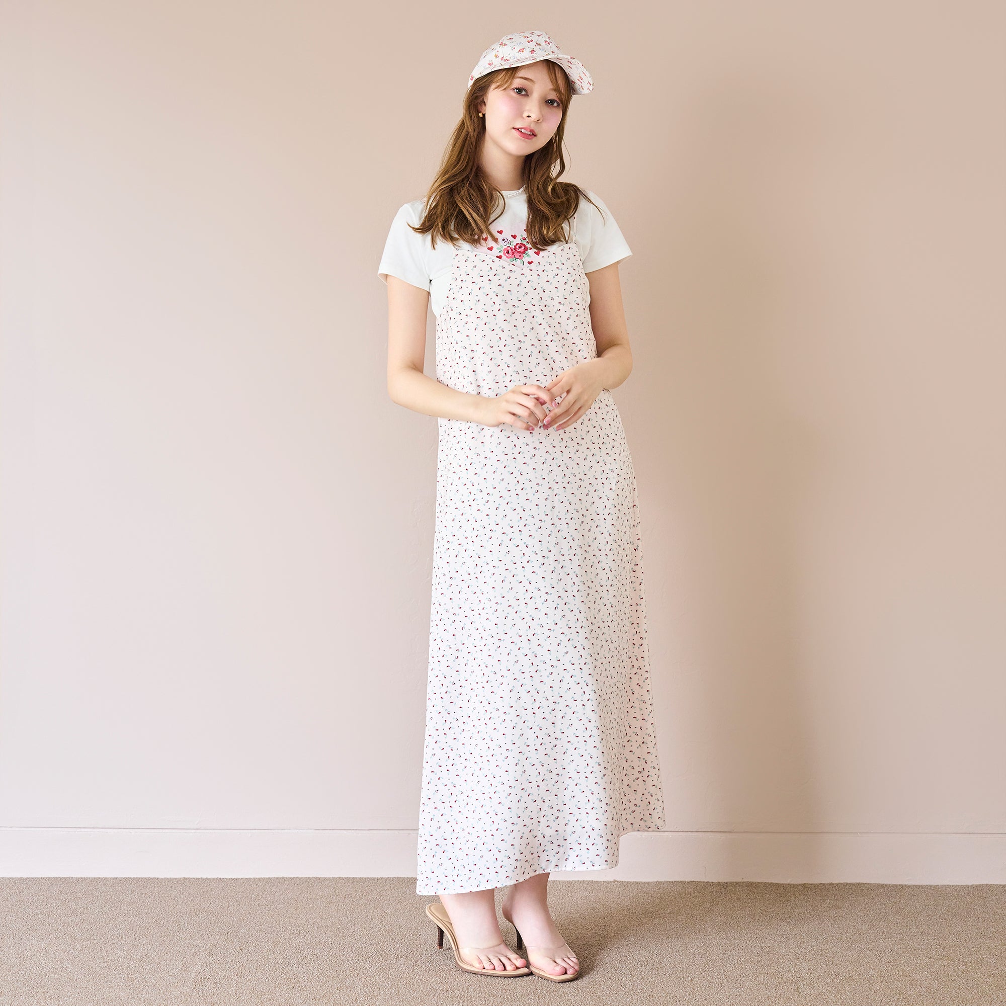 サテンキャミソールドレス Rose Miniature | Cath Kidston 日本