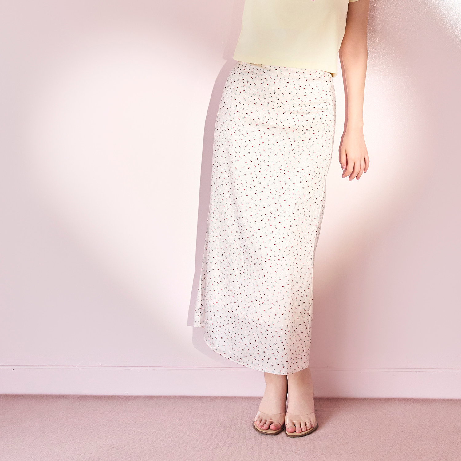 サテンスカート Rose Miniature