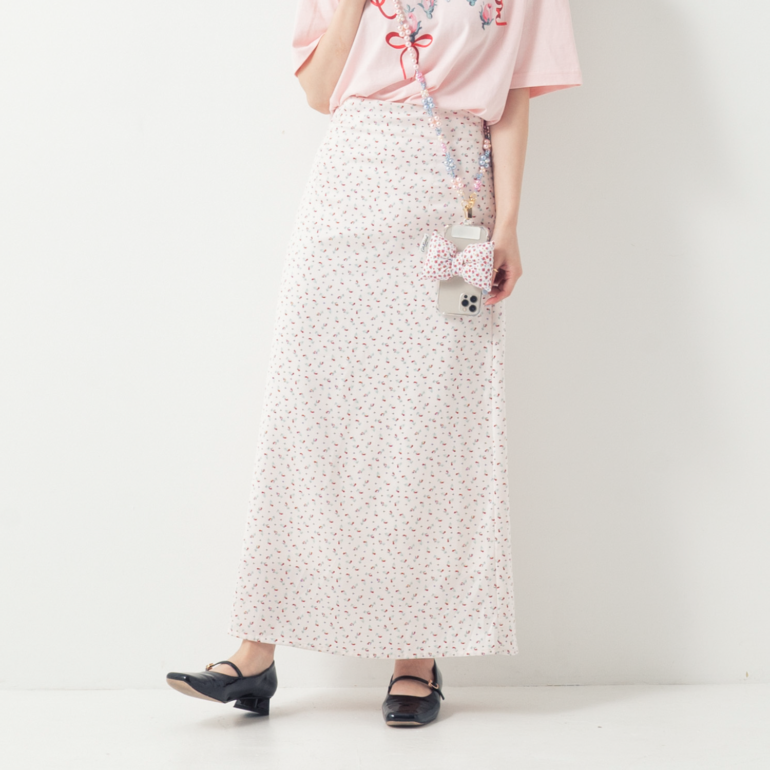 サテンスカート Rose Miniature