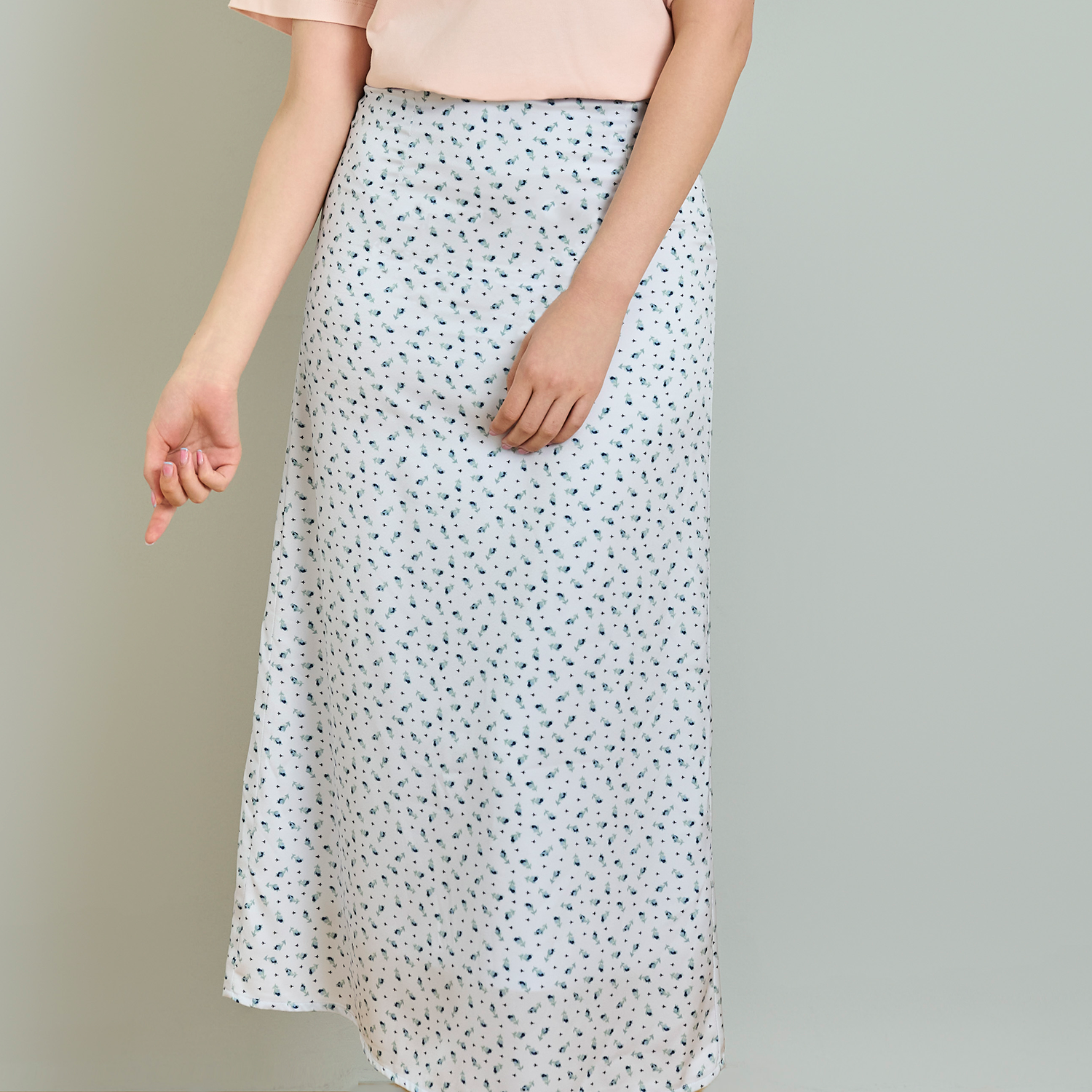 サテンスカート Rose Miniature