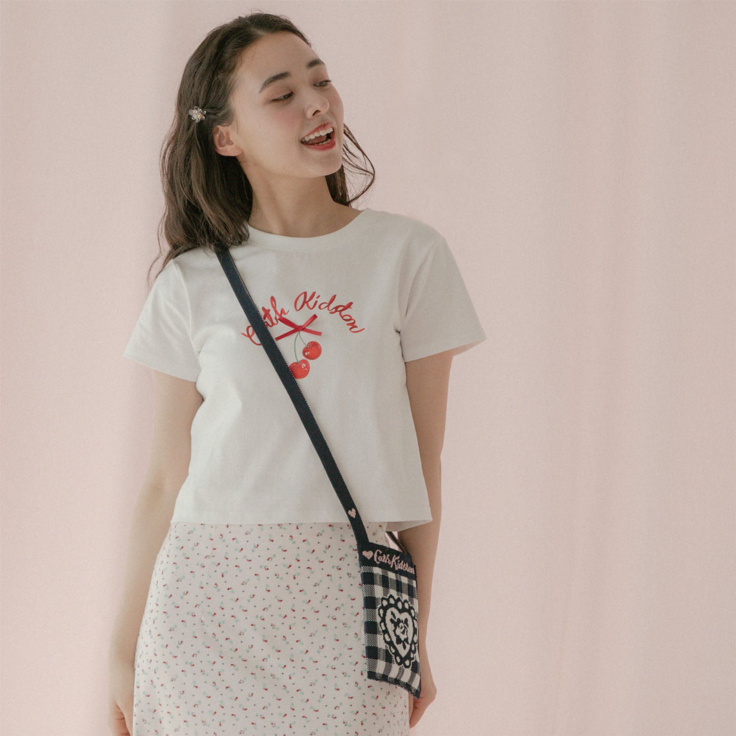 CK×KNT365 Me-Knitty Gingham Rose