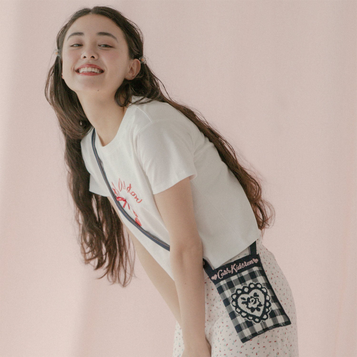 CK×KNT365 Me-Knitty Gingham Rose