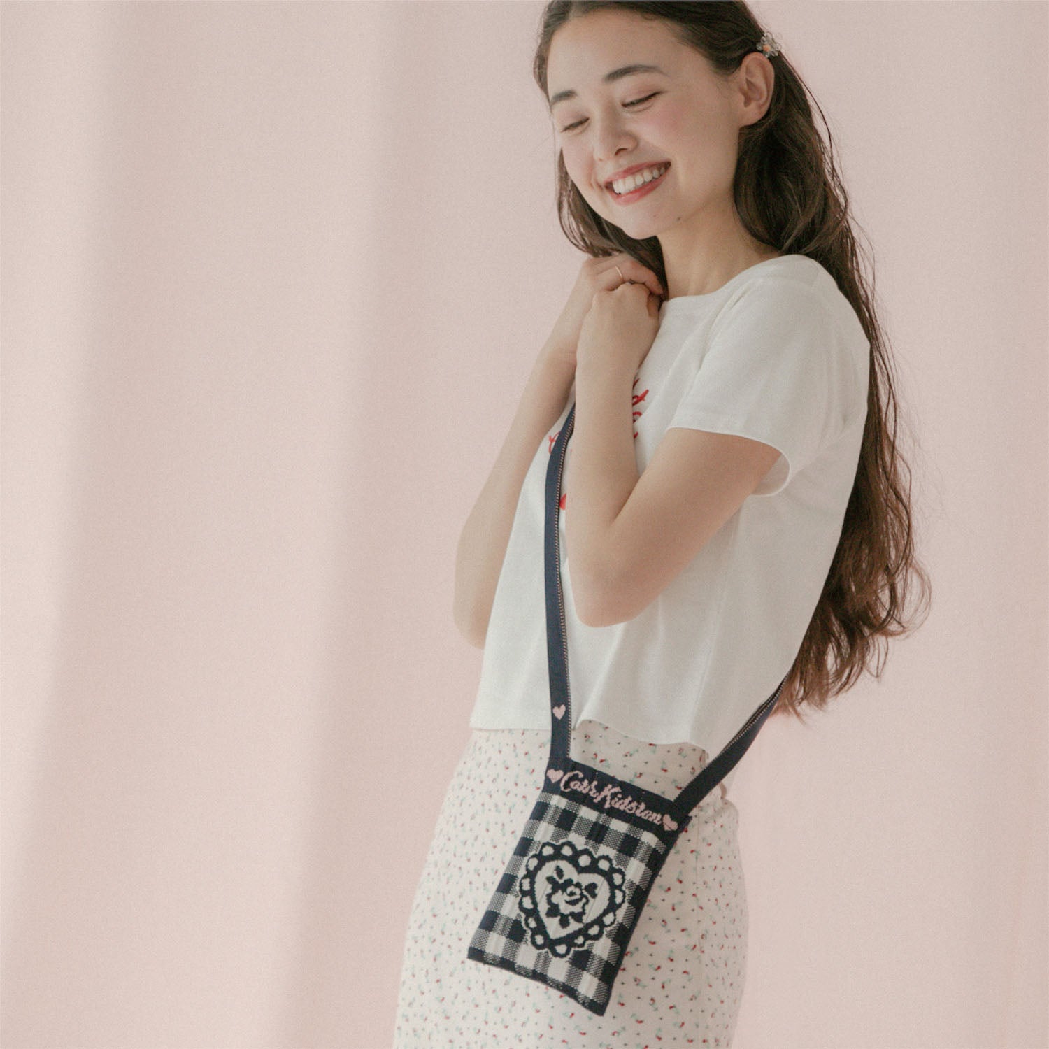 CK×KNT365 Me-Knitty Gingham Rose