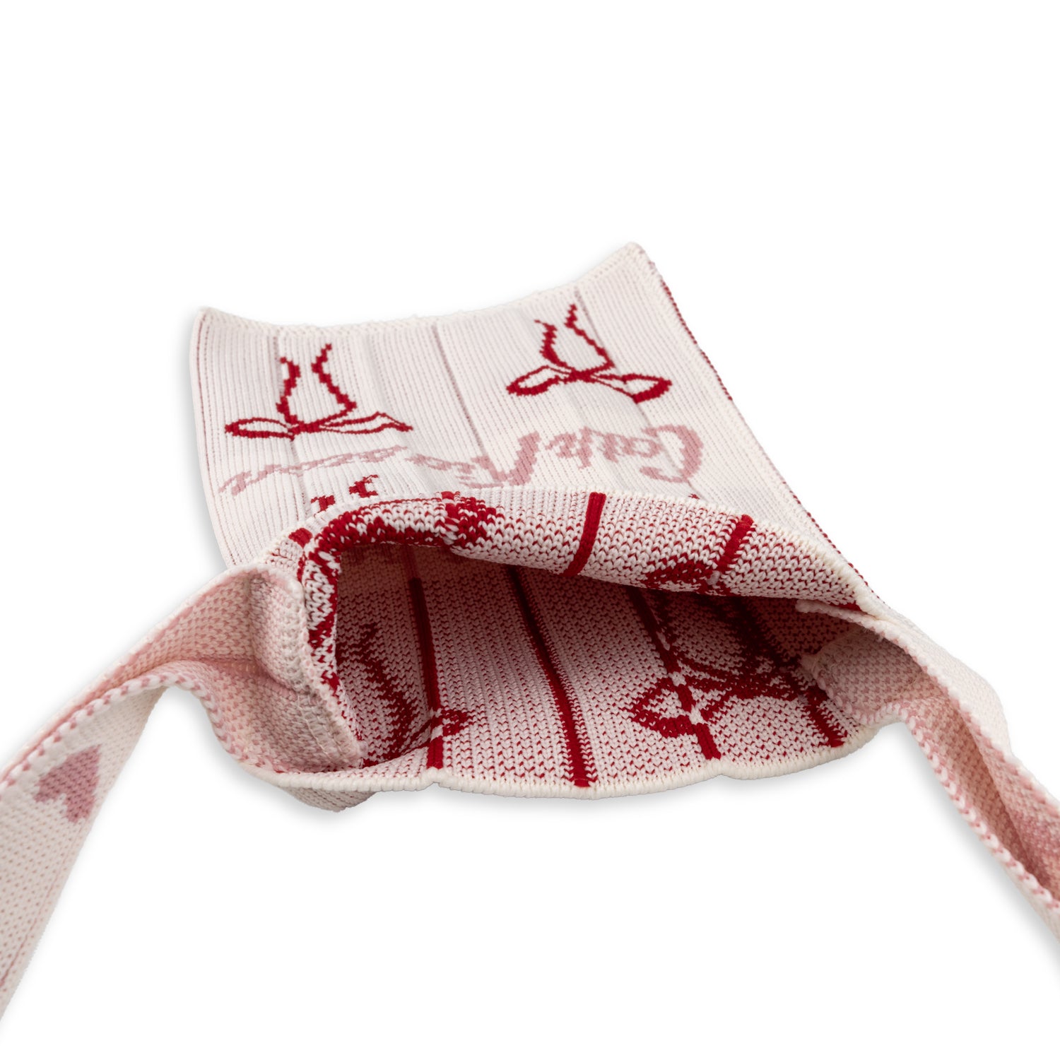 CK×KNT365 Me-Knitty Ribbon Logo