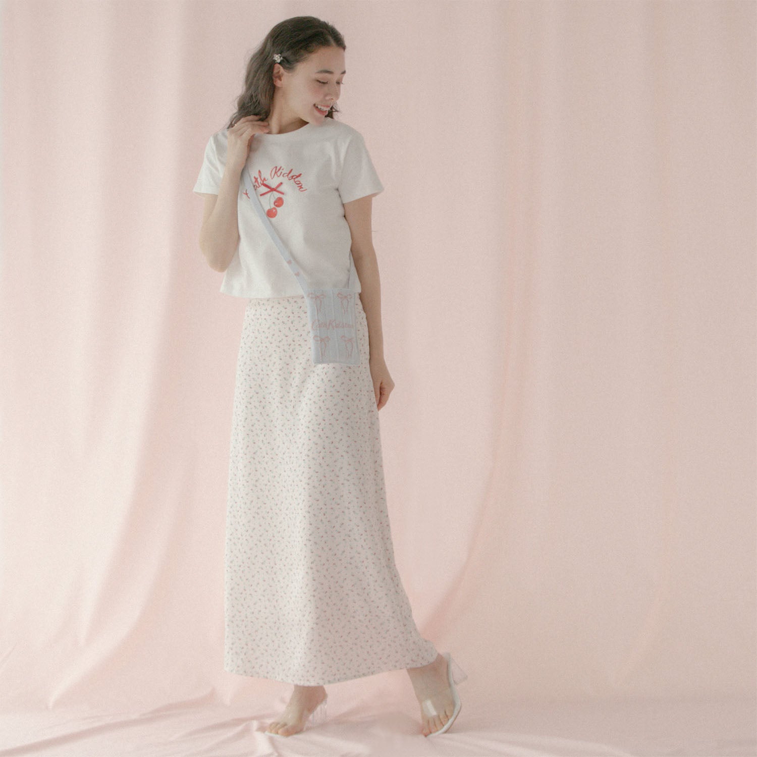 CK×KNT365 Me-Knitty Ribbon Logo