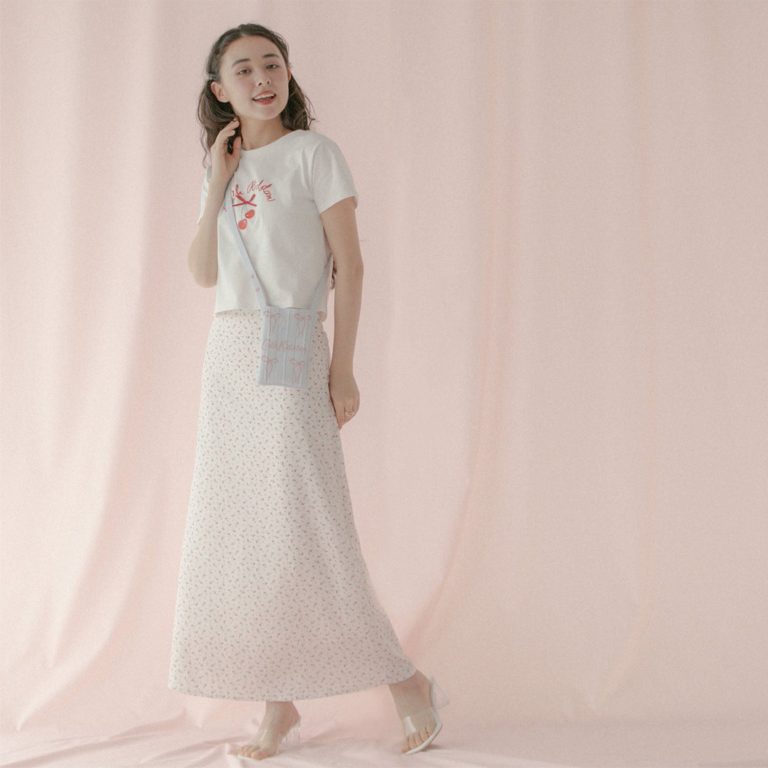 CK×KNT365 Me-Knitty Ribbon Logo