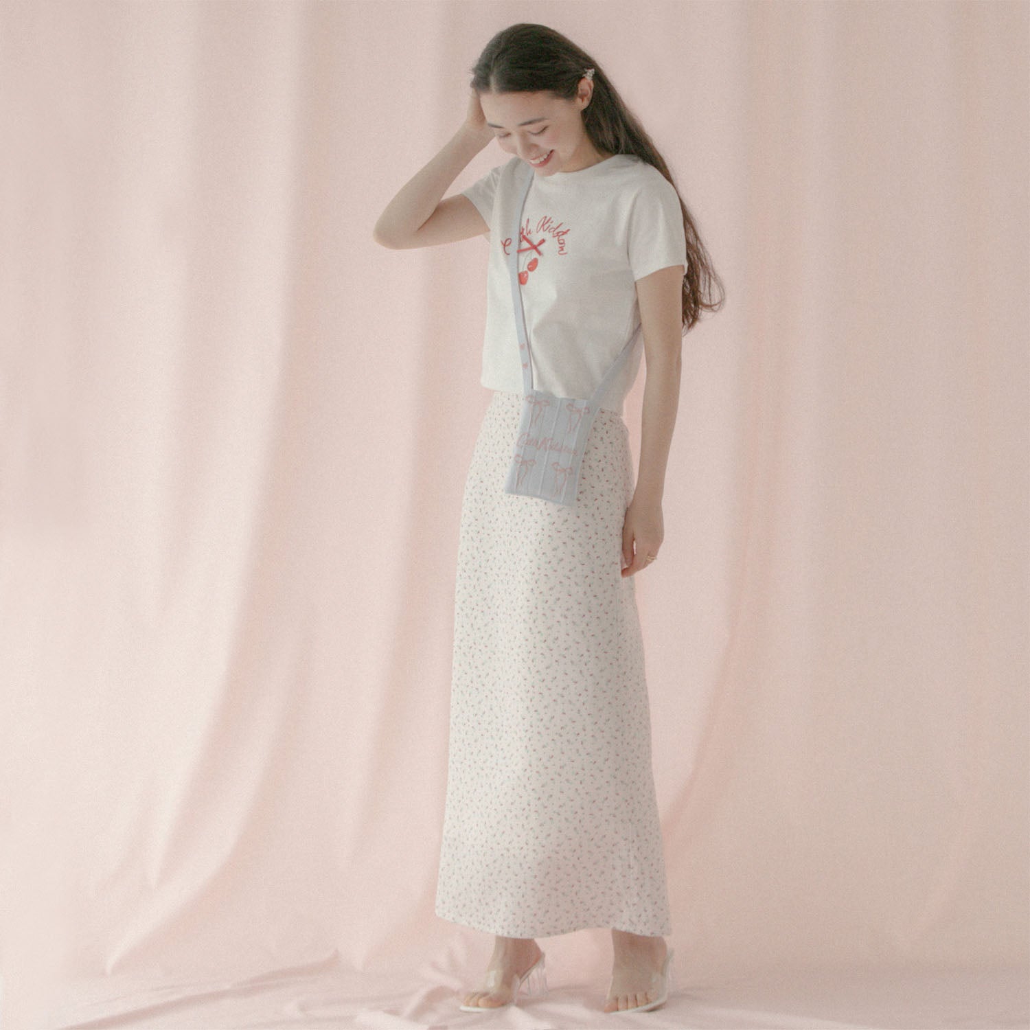 CK×KNT365 Me-Knitty Ribbon Logo