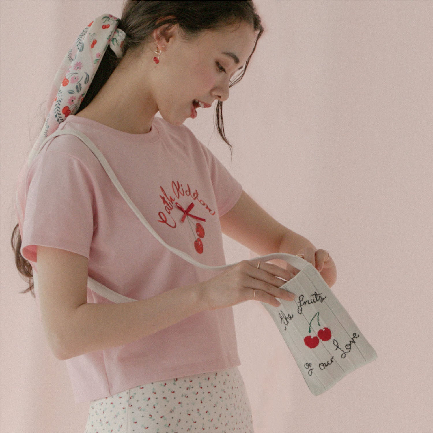 CK×KNT365 Me-Knitty Cherry