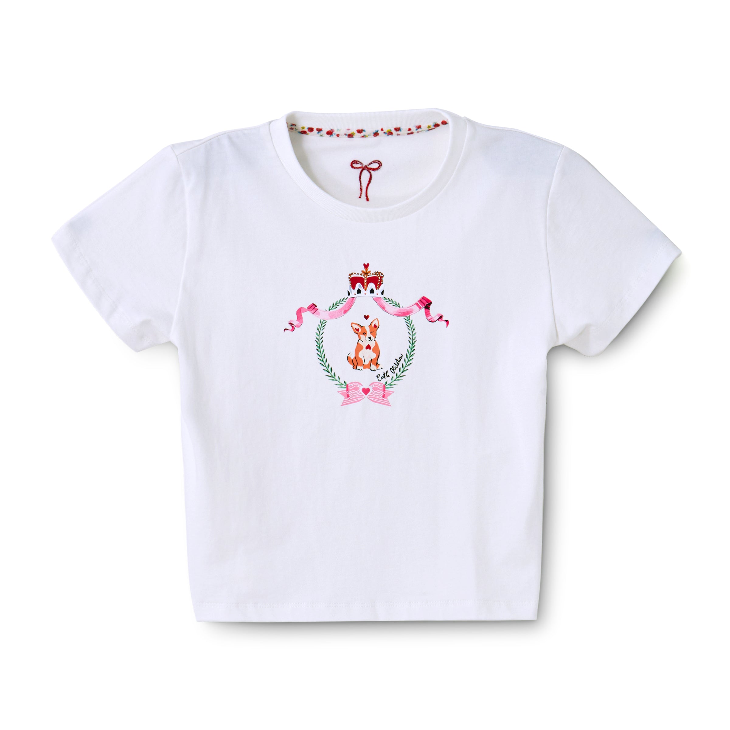 コンパクトTシャツ Royal Corgi