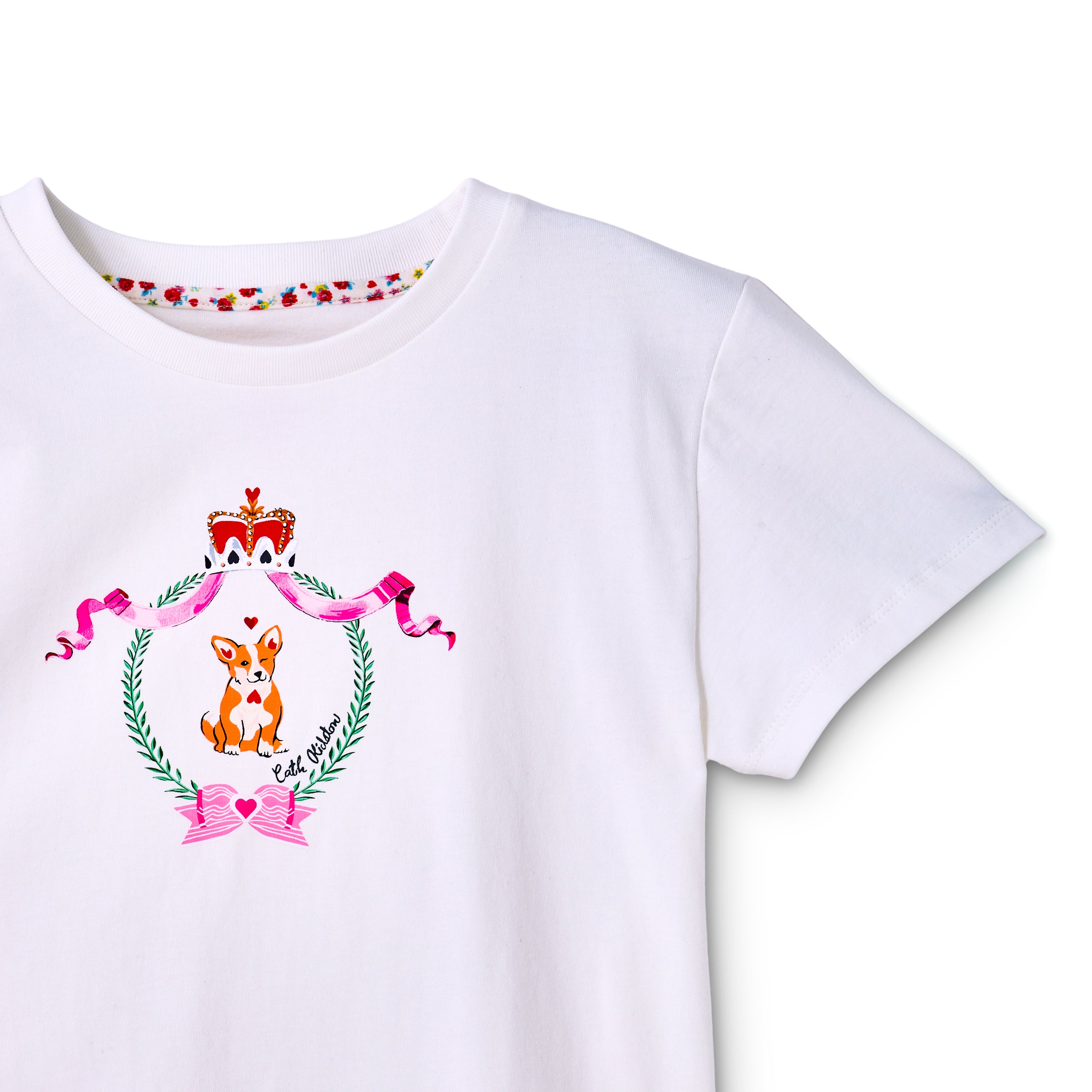 コンパクトTシャツ Royal Corgi