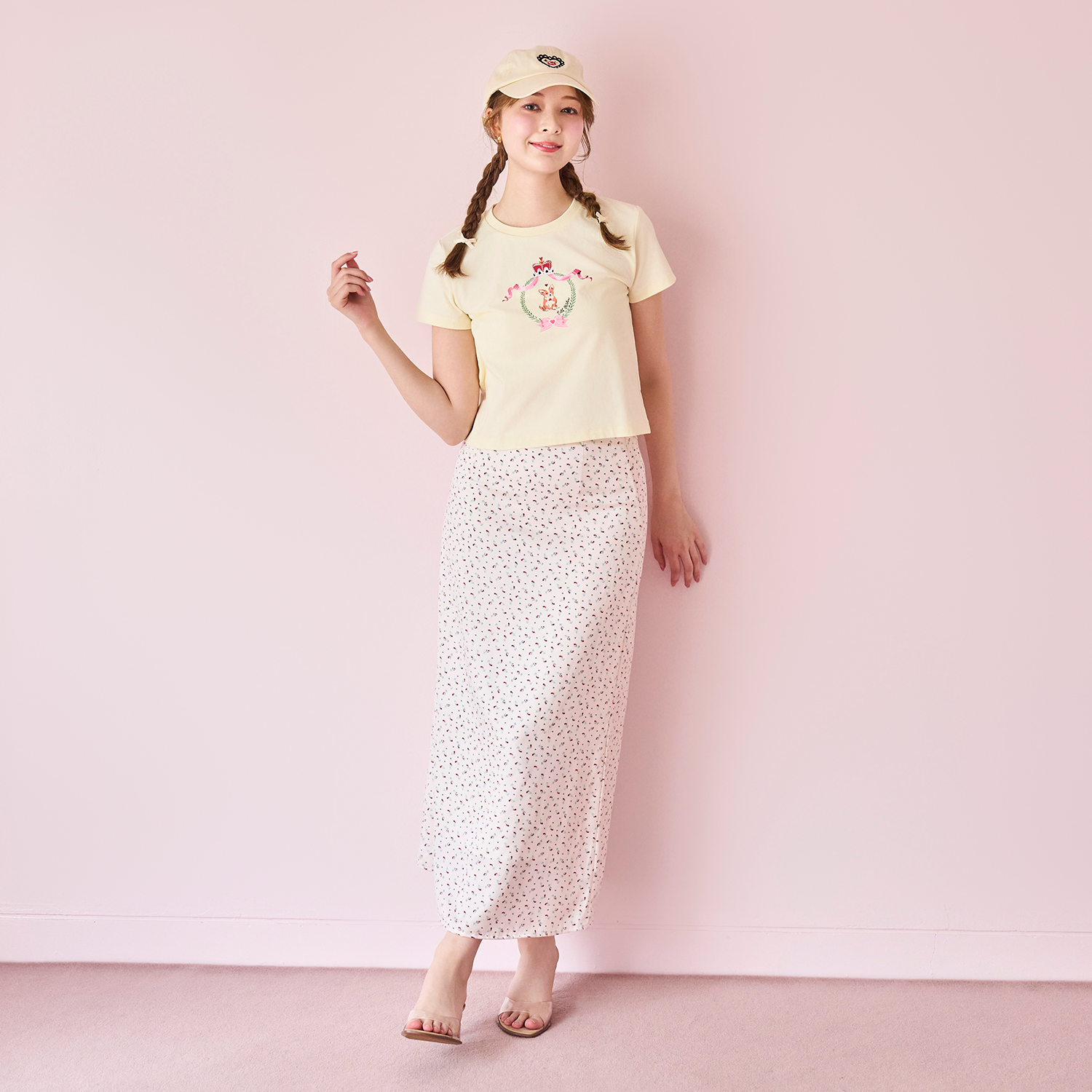 コンパクトTシャツ Royal Corgi