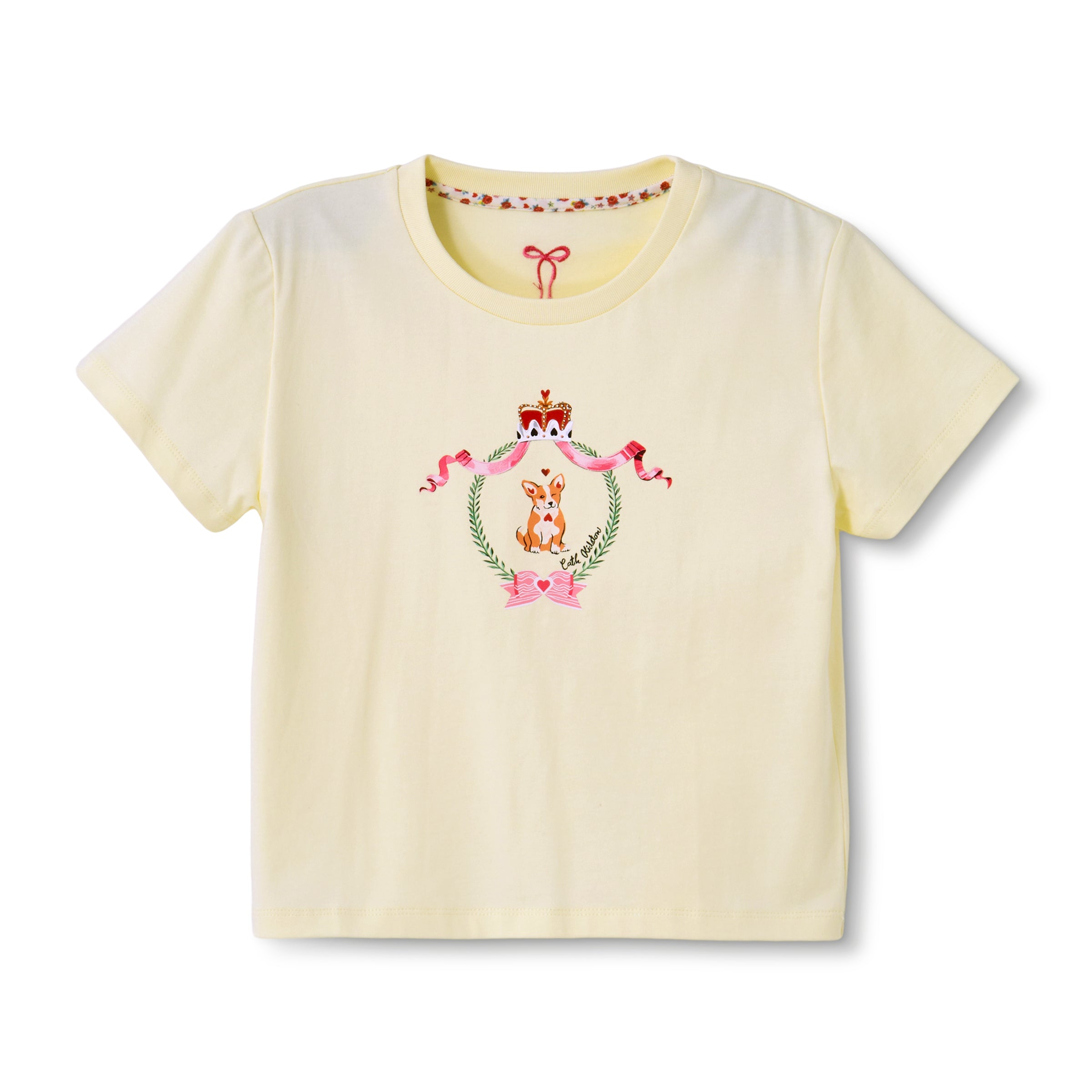 コンパクトTシャツ Royal Corgi