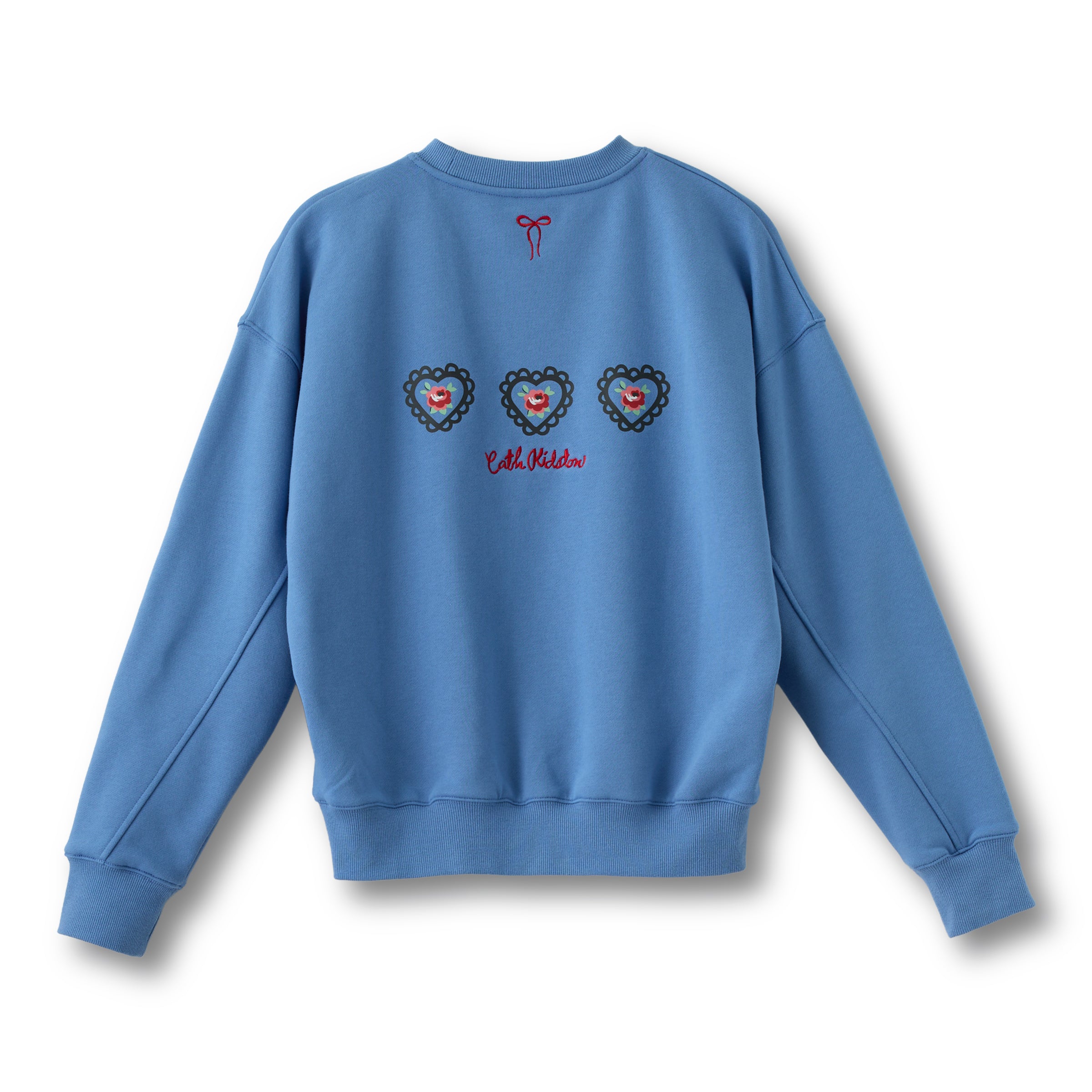 裏起毛スウェットトップス Lace Heart