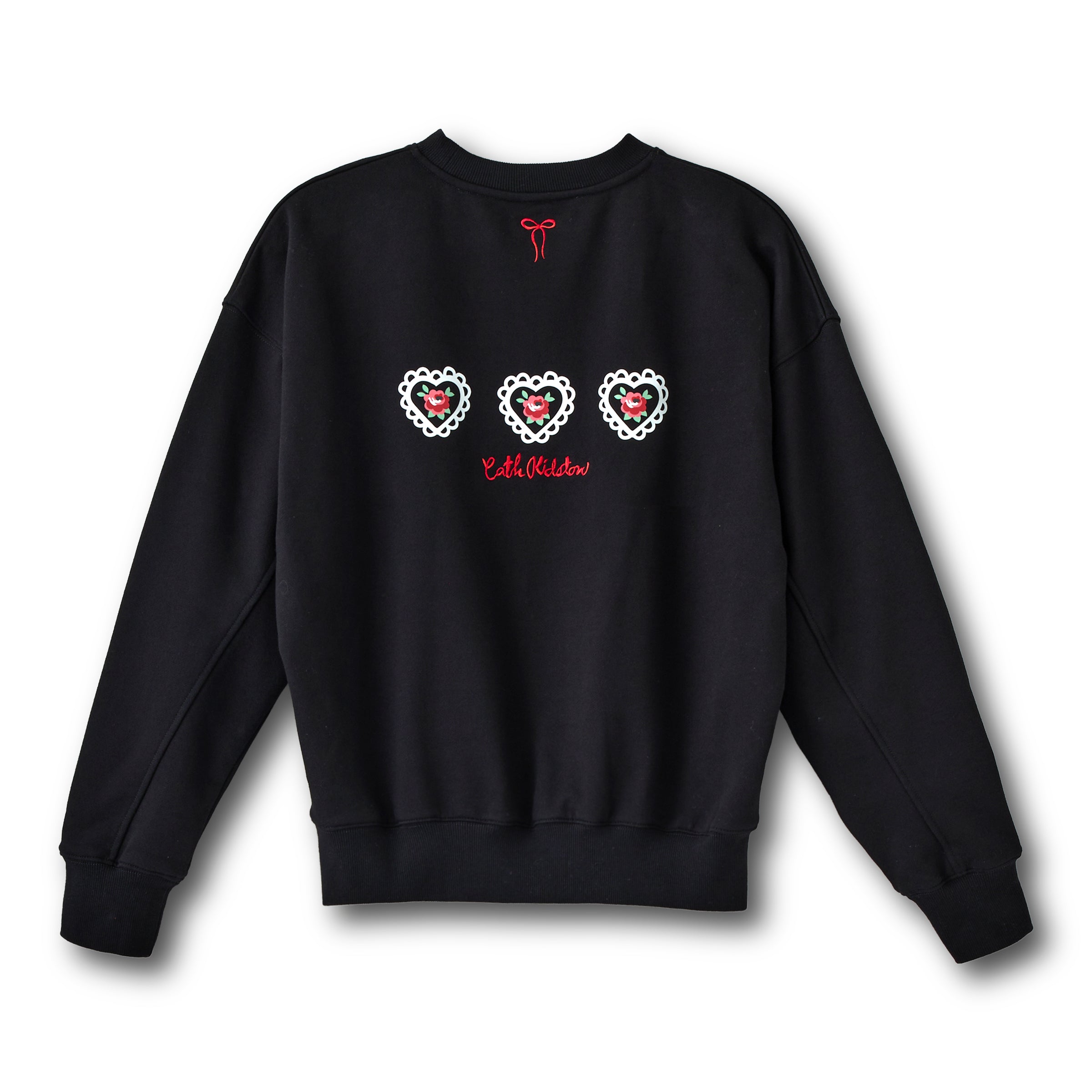 裏起毛スウェットトップス Lace Heart