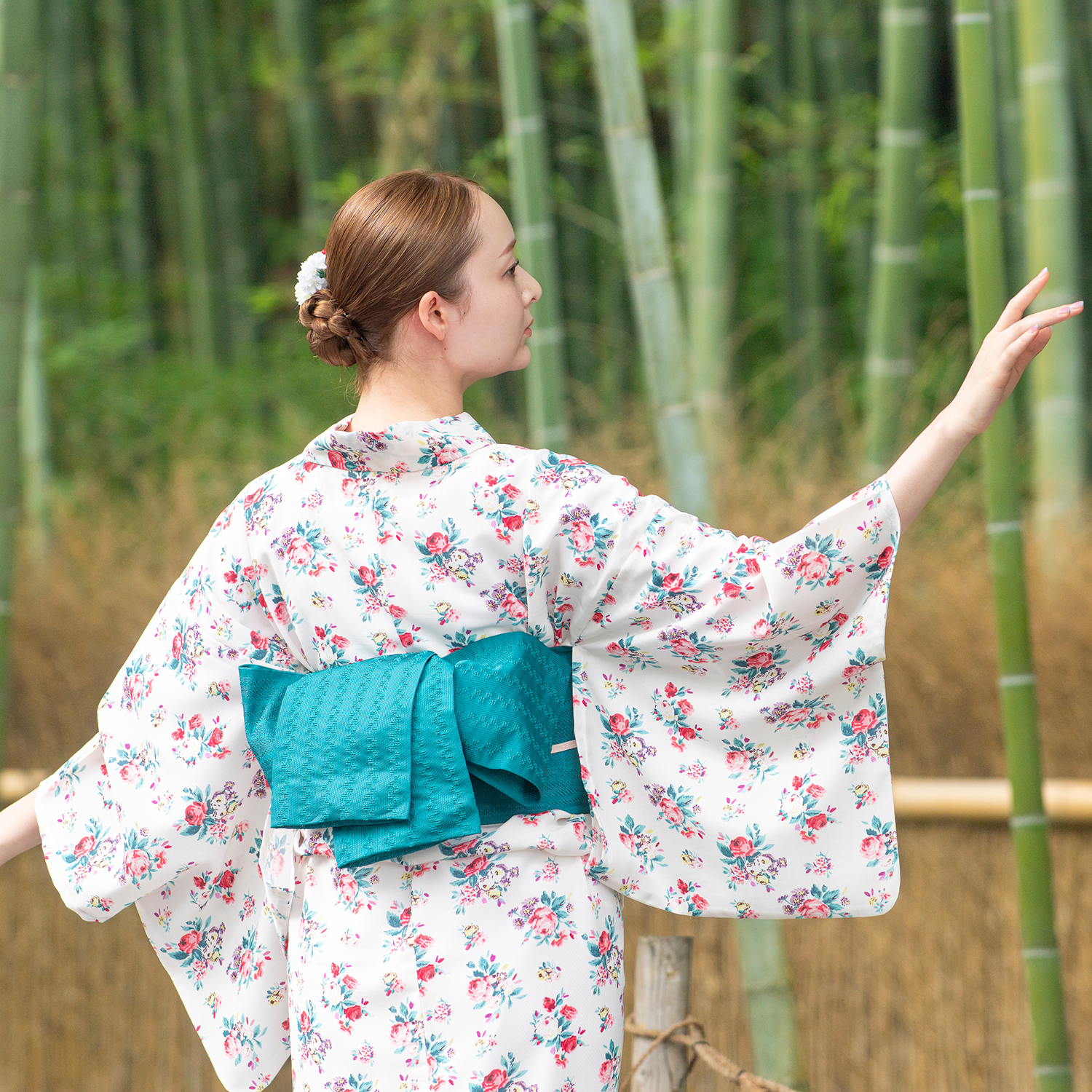 浴衣・帯セットIcon Floral