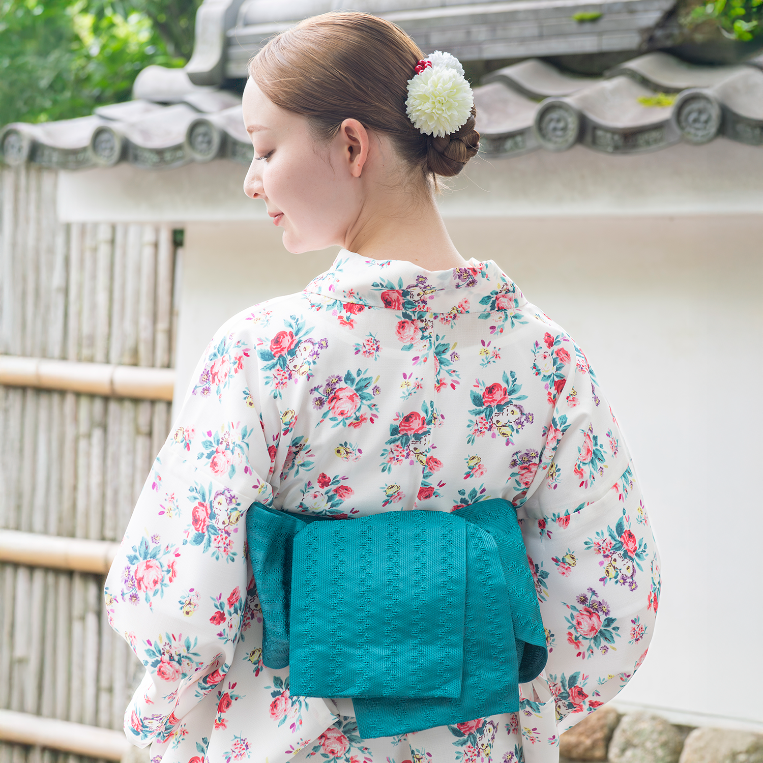 浴衣・帯セットIcon Floral