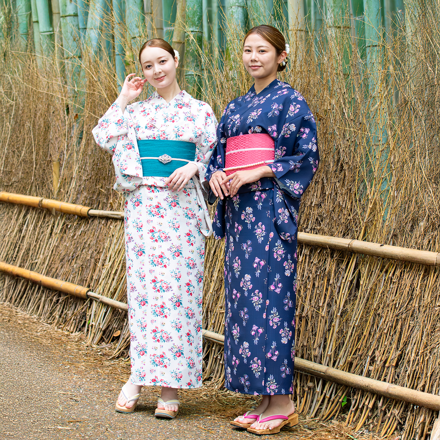 浴衣・帯セットIcon Floral