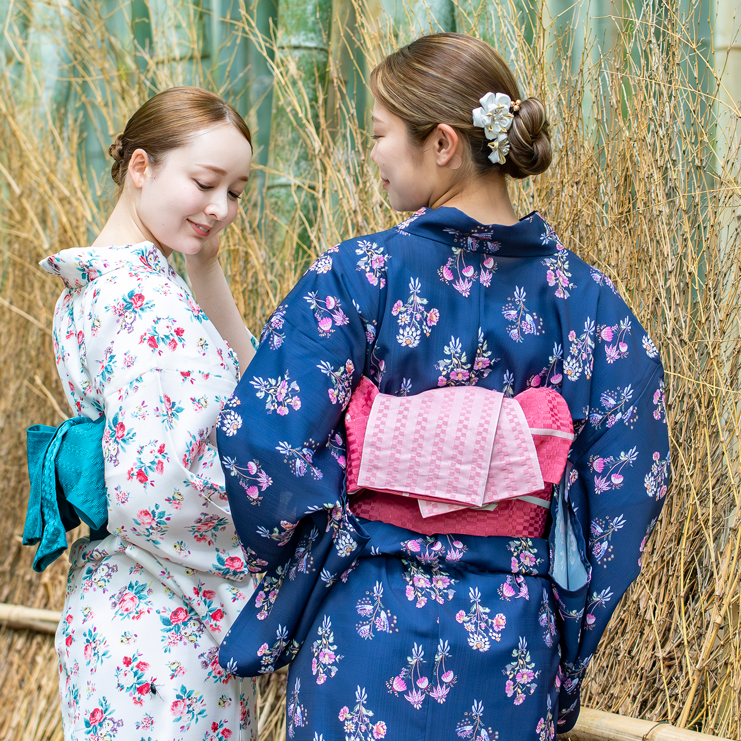 浴衣・帯セットIcon Floral