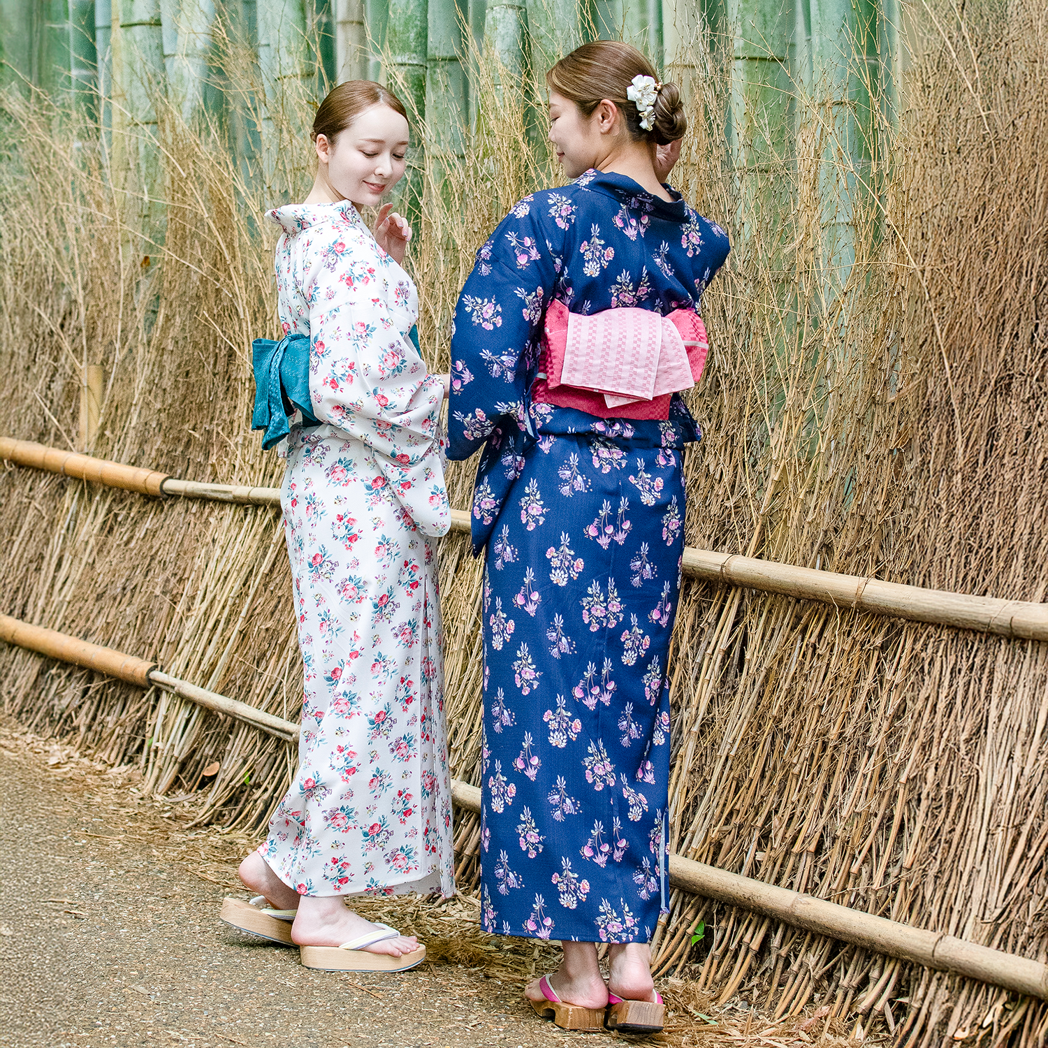 浴衣・帯セットIcon Floral