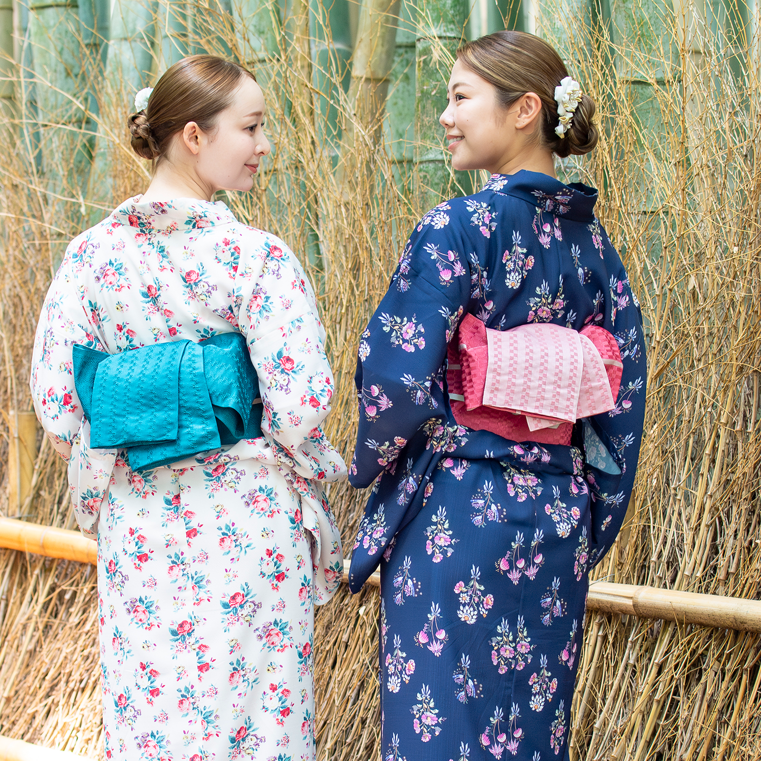 浴衣・帯セットIcon Floral