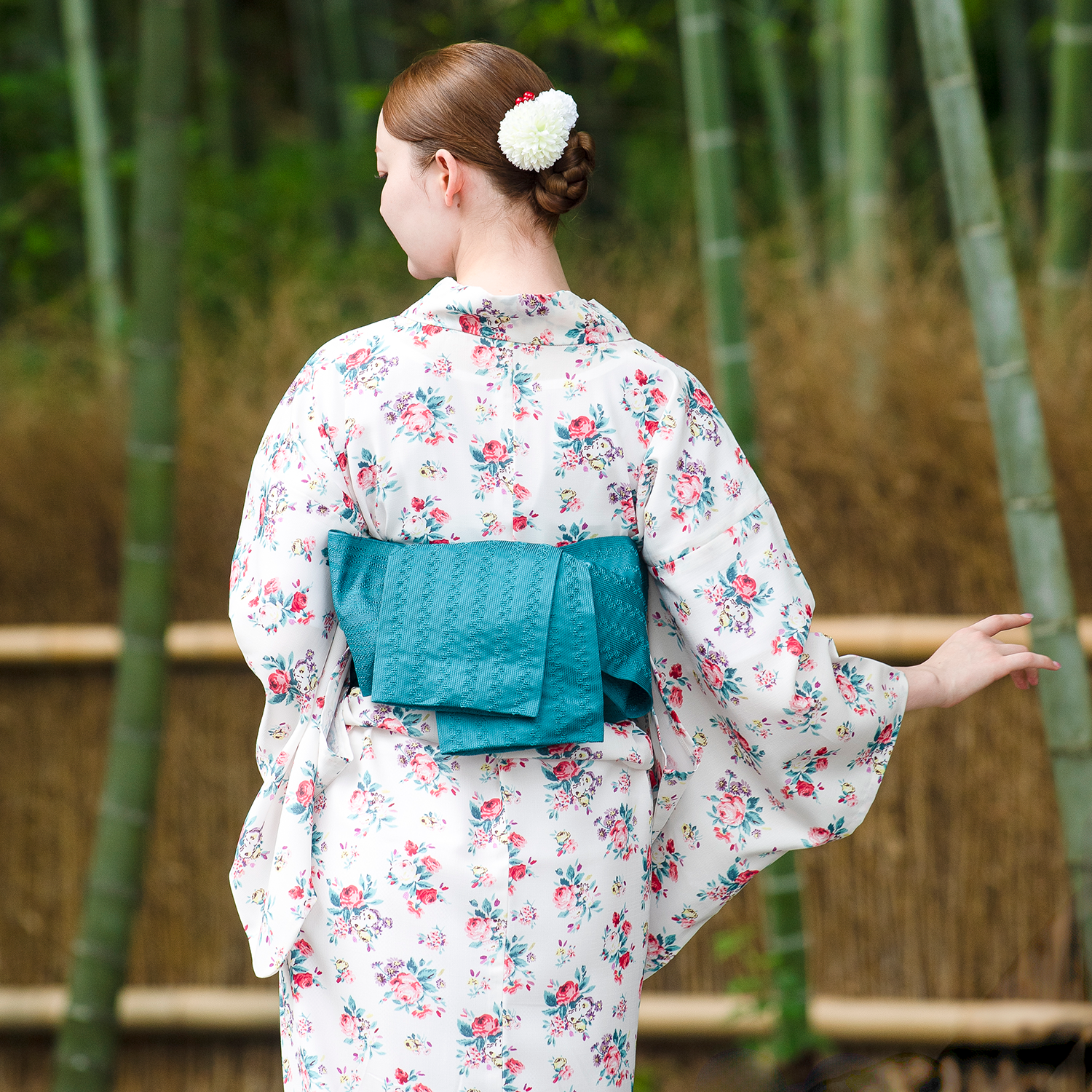 浴衣・帯セットIcon Floral