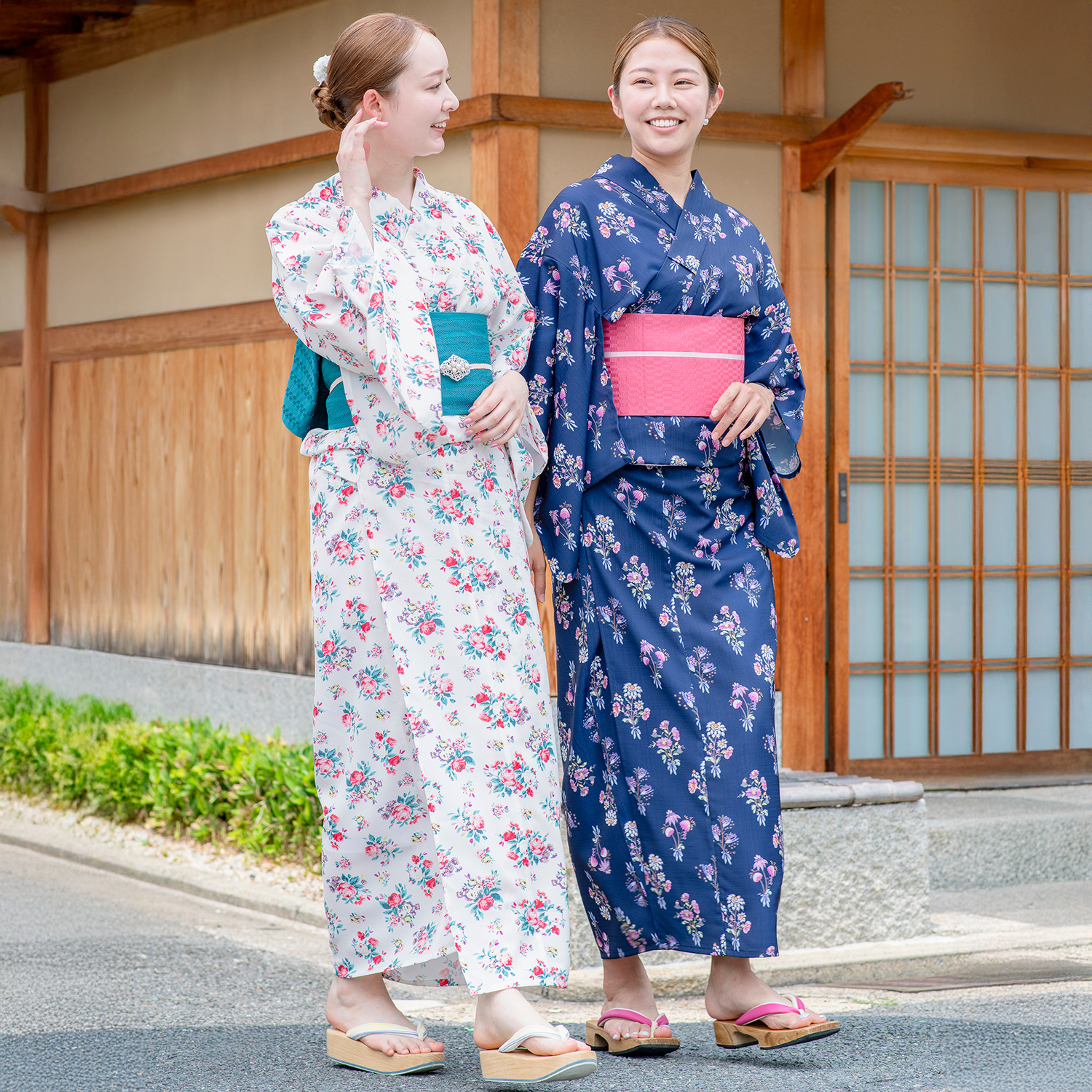 浴衣・帯セットIcon Floral