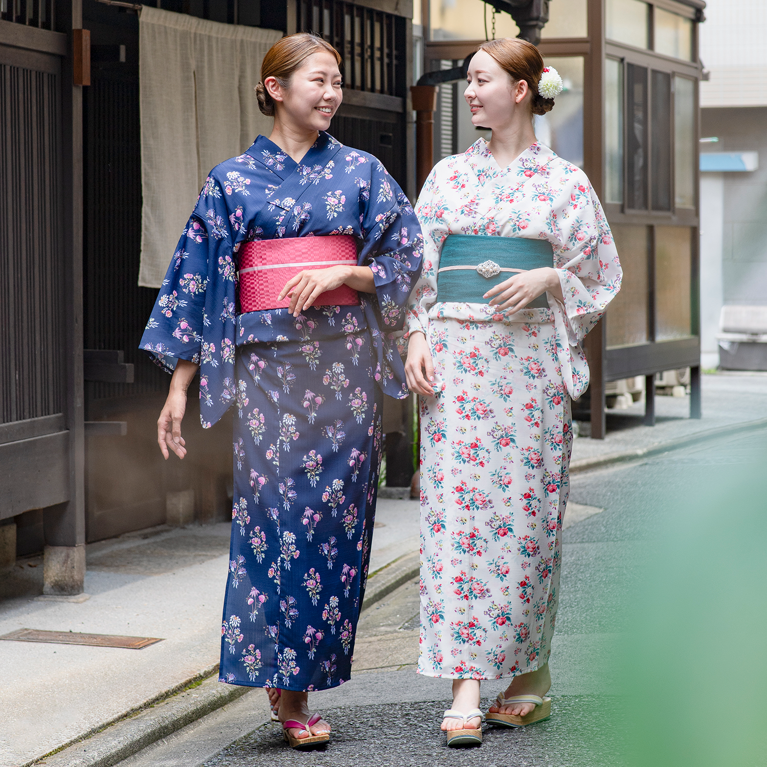浴衣・帯セットIcon Floral
