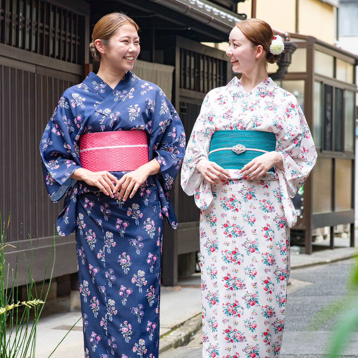 浴衣・帯セットIcon Floral