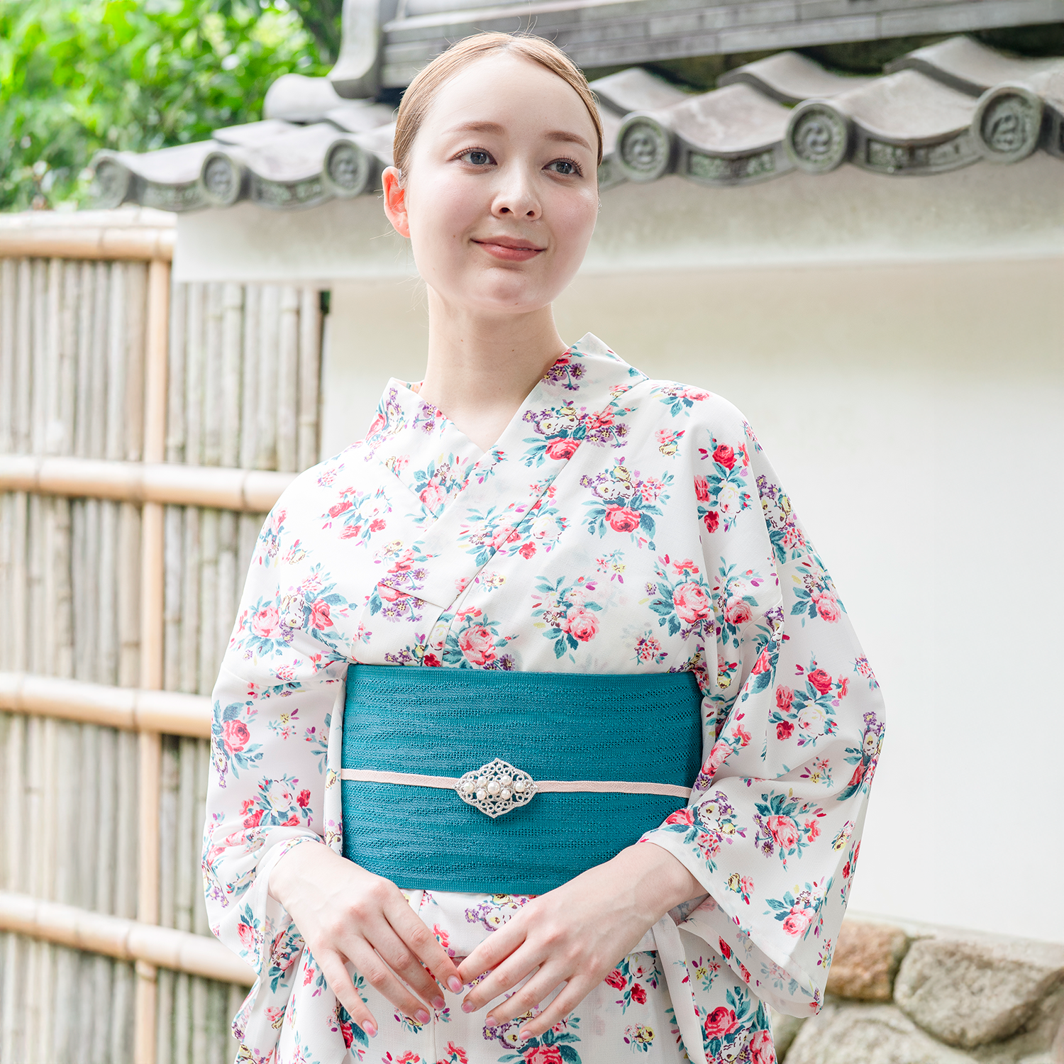 浴衣・帯セットIcon Floral