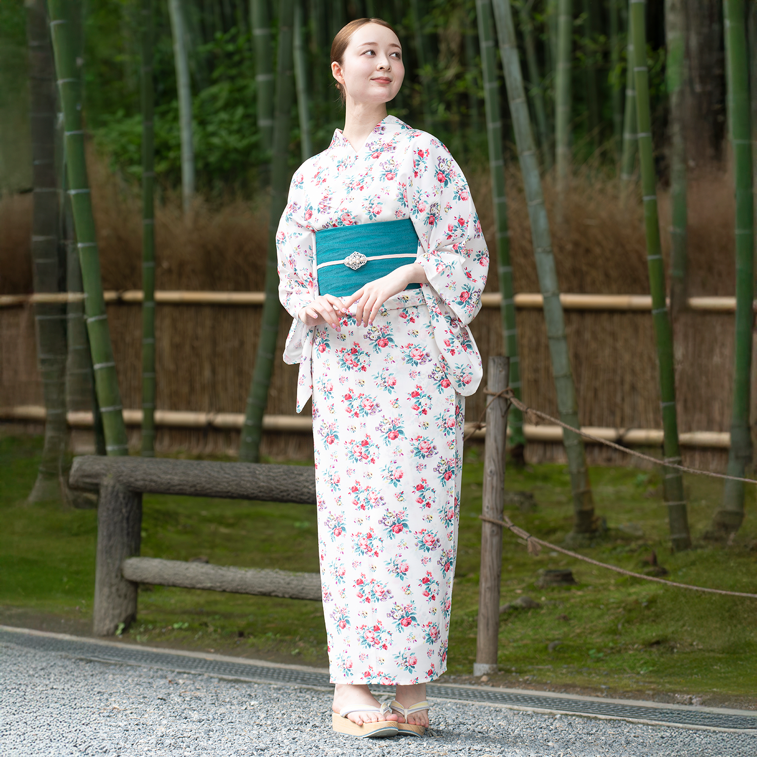 浴衣・帯セットIcon Floral
