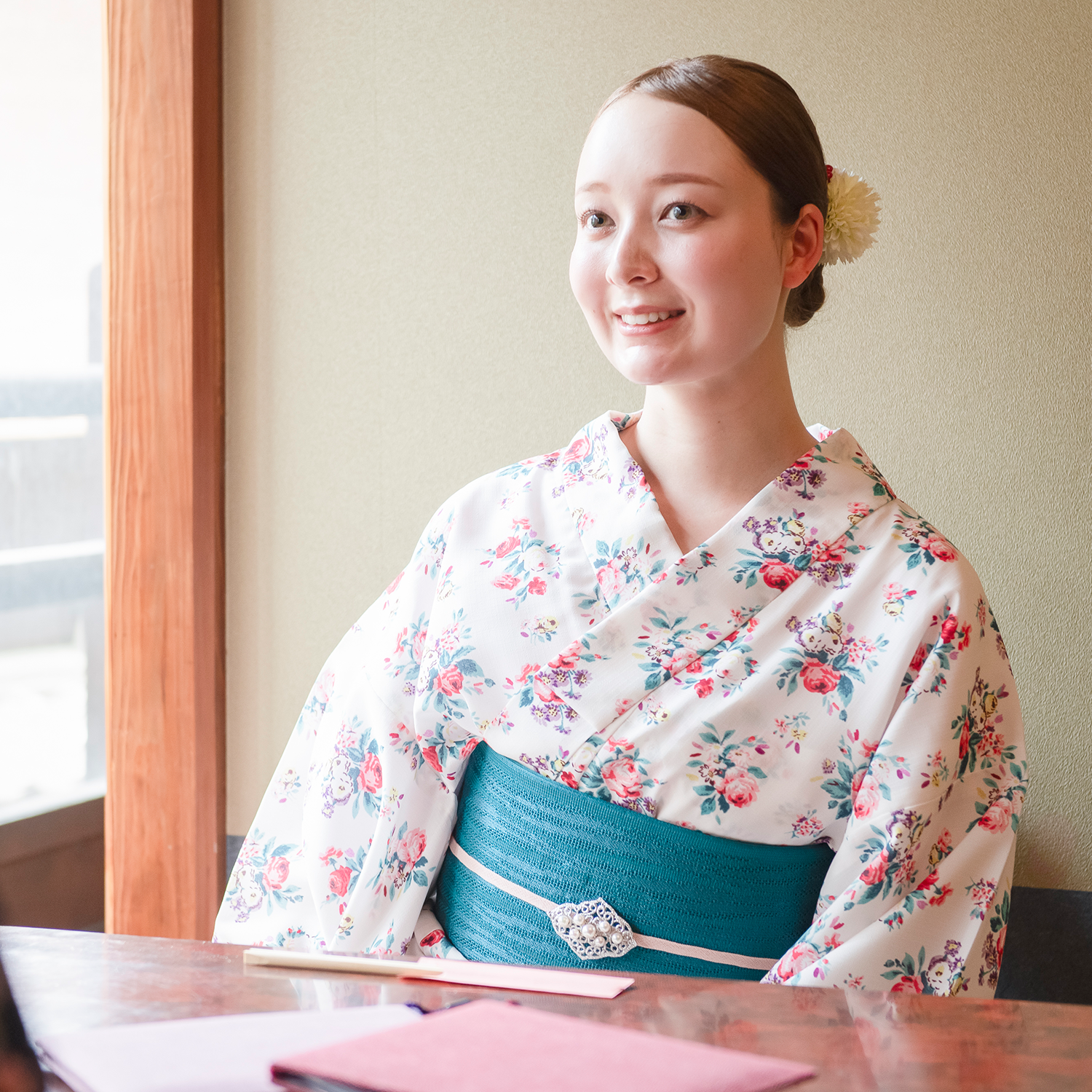 浴衣・帯セットIcon Floral