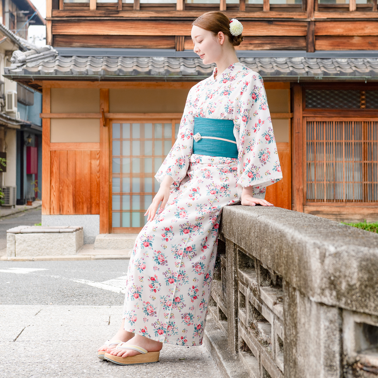 浴衣・帯セットIcon Floral